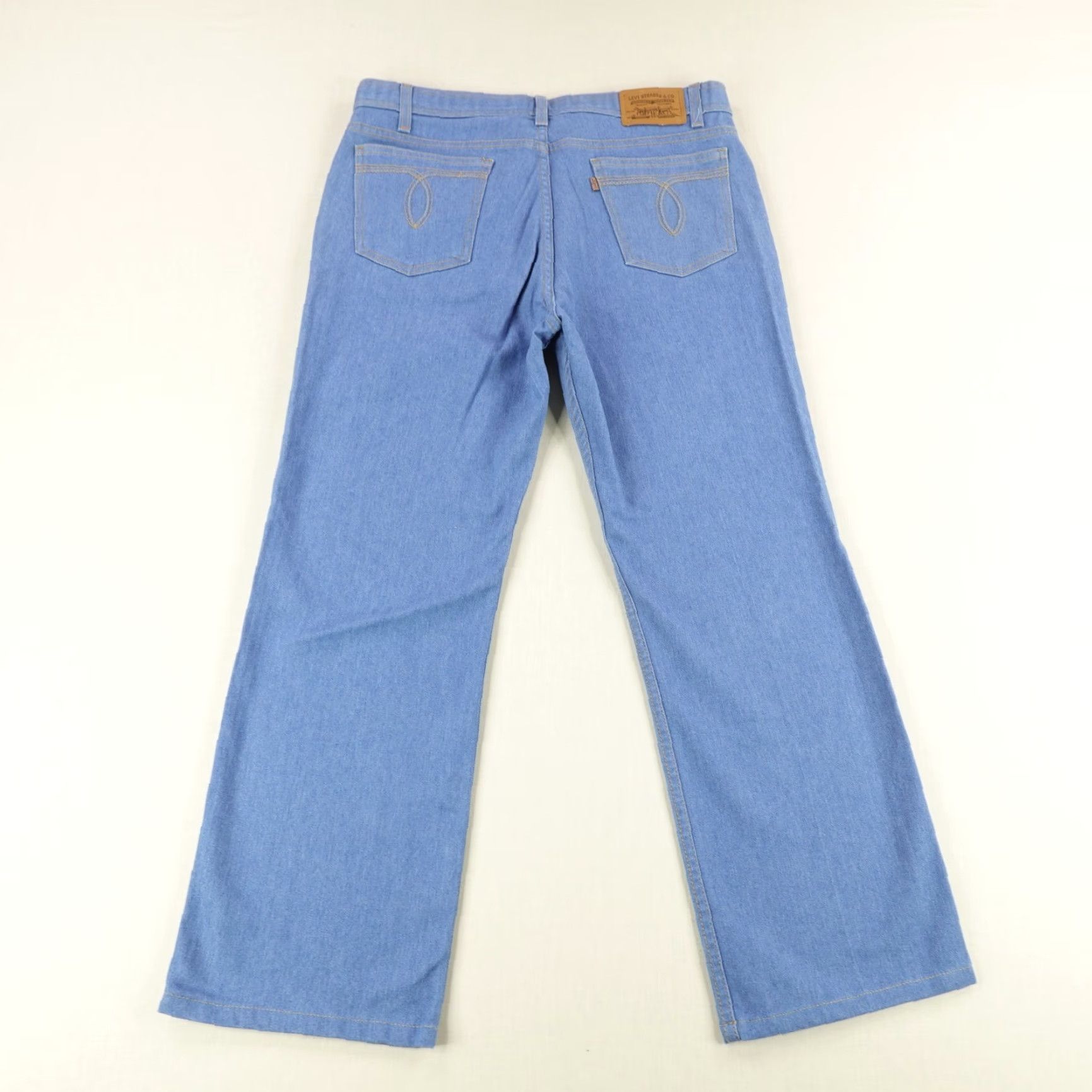Levi's VINTAGE Levis Jeans 36x29 Blue Denim Bootcut Western Brown Tab Y2K 2000 Mens Size US 34 / EU 50 - 5 Thumbnail