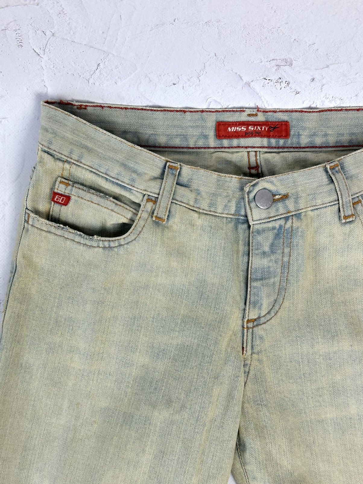 Miss Sixty Vintage Y2K Miss Sixty Distressed Washed Jeans Size 28" / US 6 / IT 42 - 5 Thumbnail