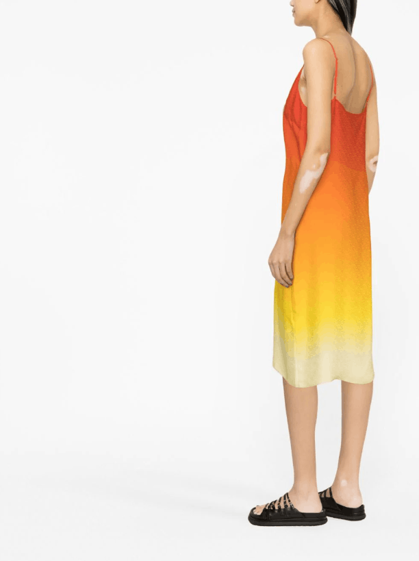 Casablanca BNWT SS23 CASABLANCA MONOGRAM SATIN SILK SLIP DRESS 38 Size XS / US 0-2 / IT 36-38 - 12 Thumbnail