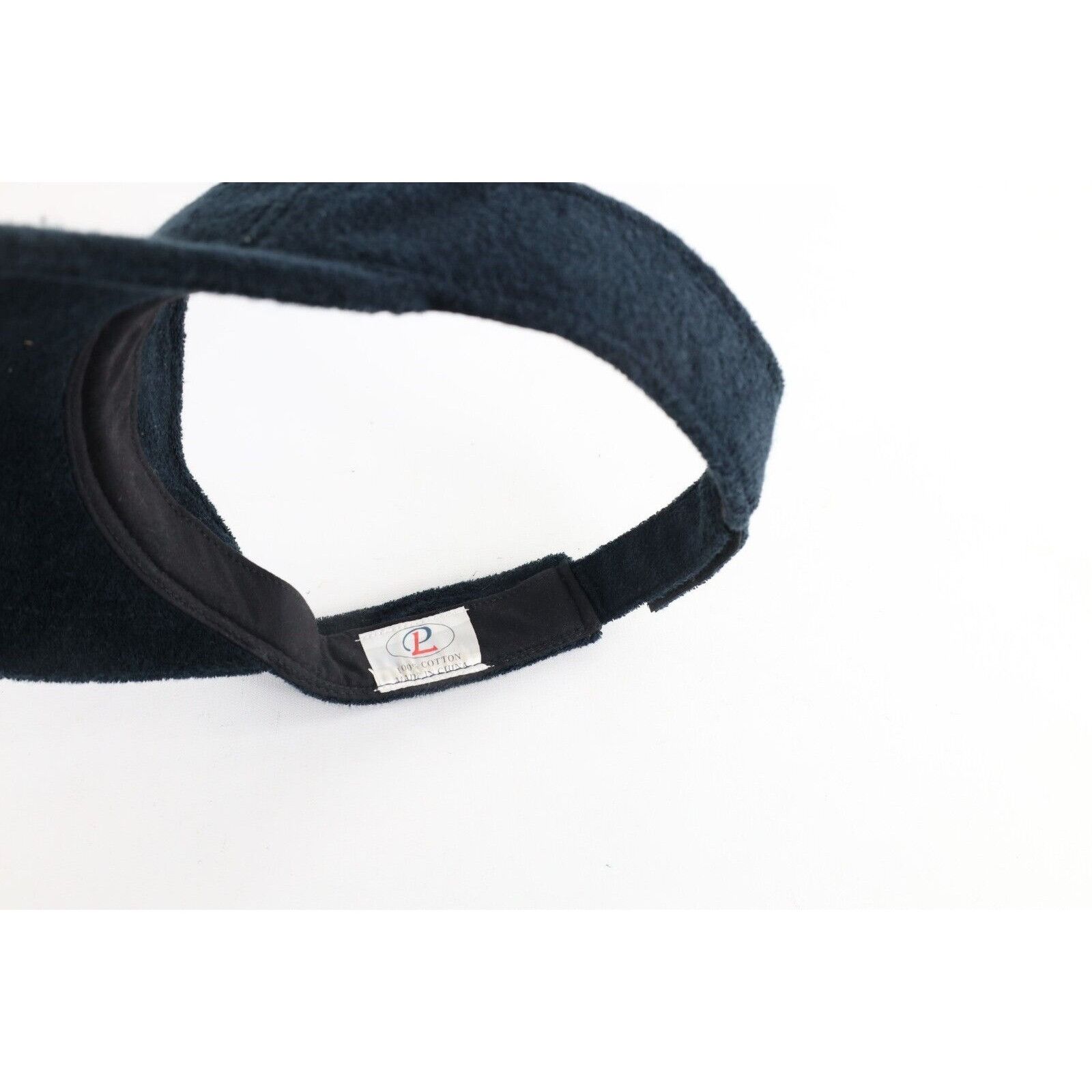 Vintage Vintage 90s Streetwear Terry Cloth Adjustable Visor Hat Size ONE SIZE - 7 Thumbnail