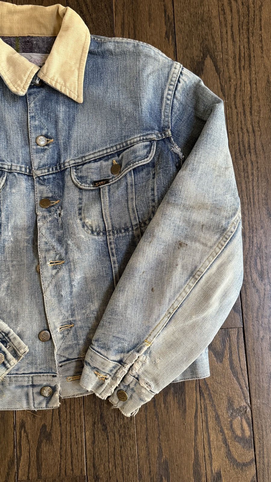 Lee × Vintage Lee storm rider distressed Size M / US 6-8 / IT 42-44 - 2 Thumbnail