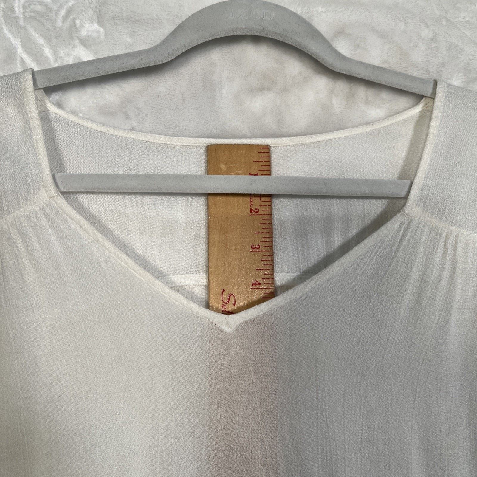 O'Neill Oneill Women’s Boho Peasant Top White Shirt SIZE Sm Brown Size S / US 4 / IT 40 - 3 Thumbnail