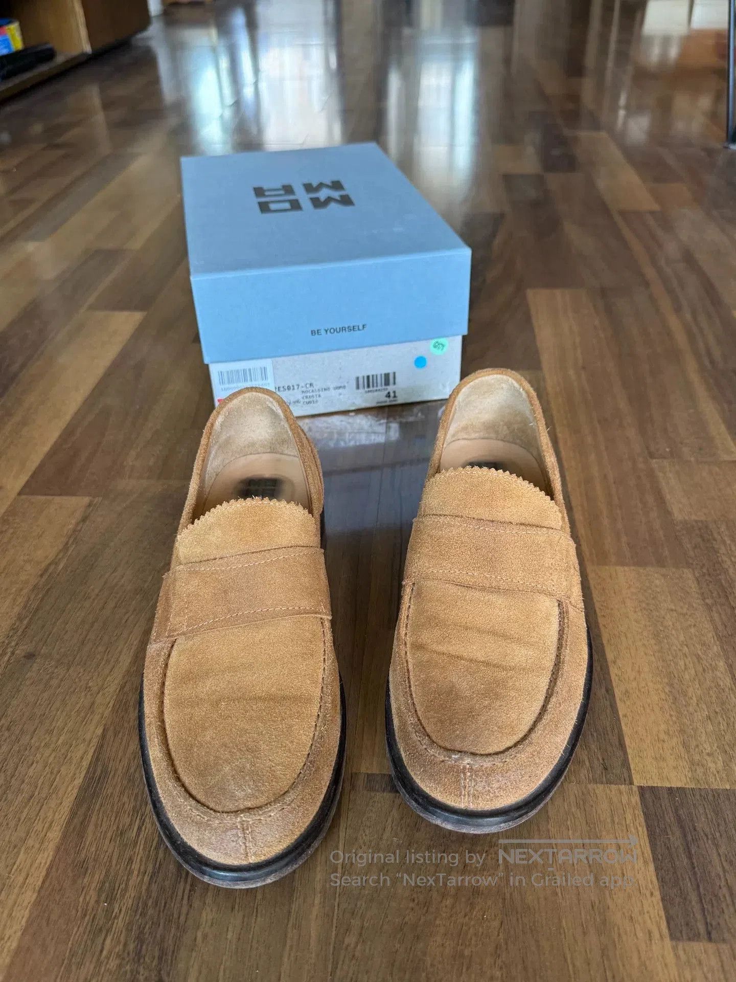 MoMA MOMA Men's Distressed Suede Loafers. Size US 8 / EU 41 - 1 Thumbnail