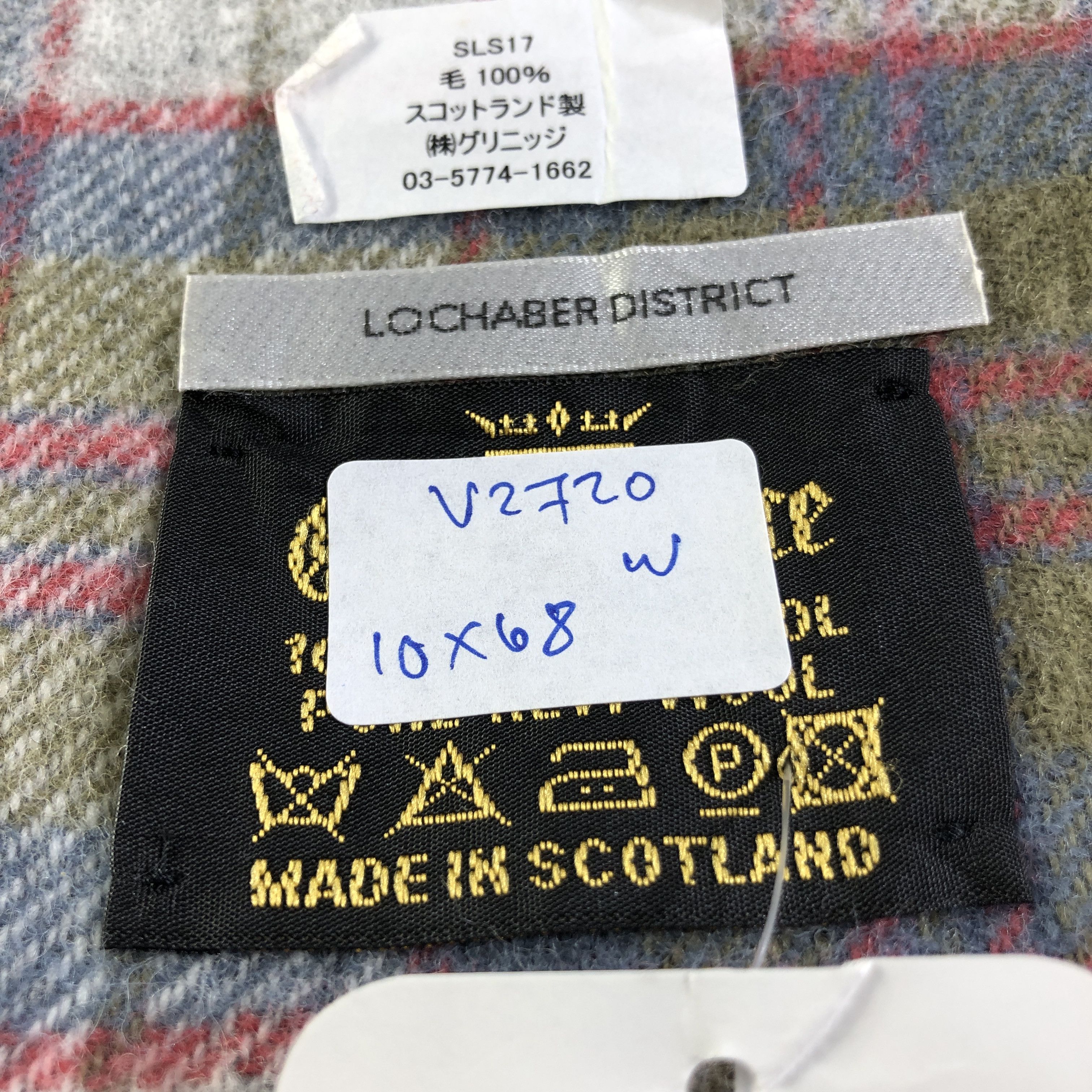 Vintage Glen Prince Tartan Wool Scarf Muffler V2720 Size ONE SIZE - 6 Thumbnail