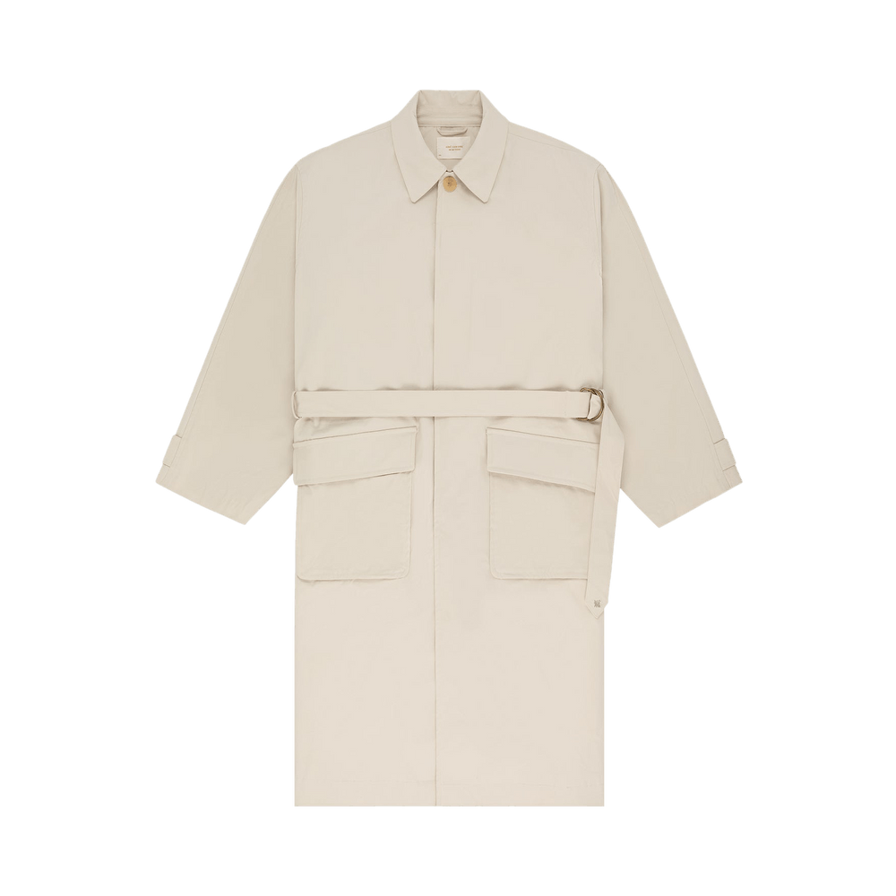Aime Leon Dore o1mle0126 Belted Top Coat in Cream Size US L / EU 52-54 / 3 - 1 Preview