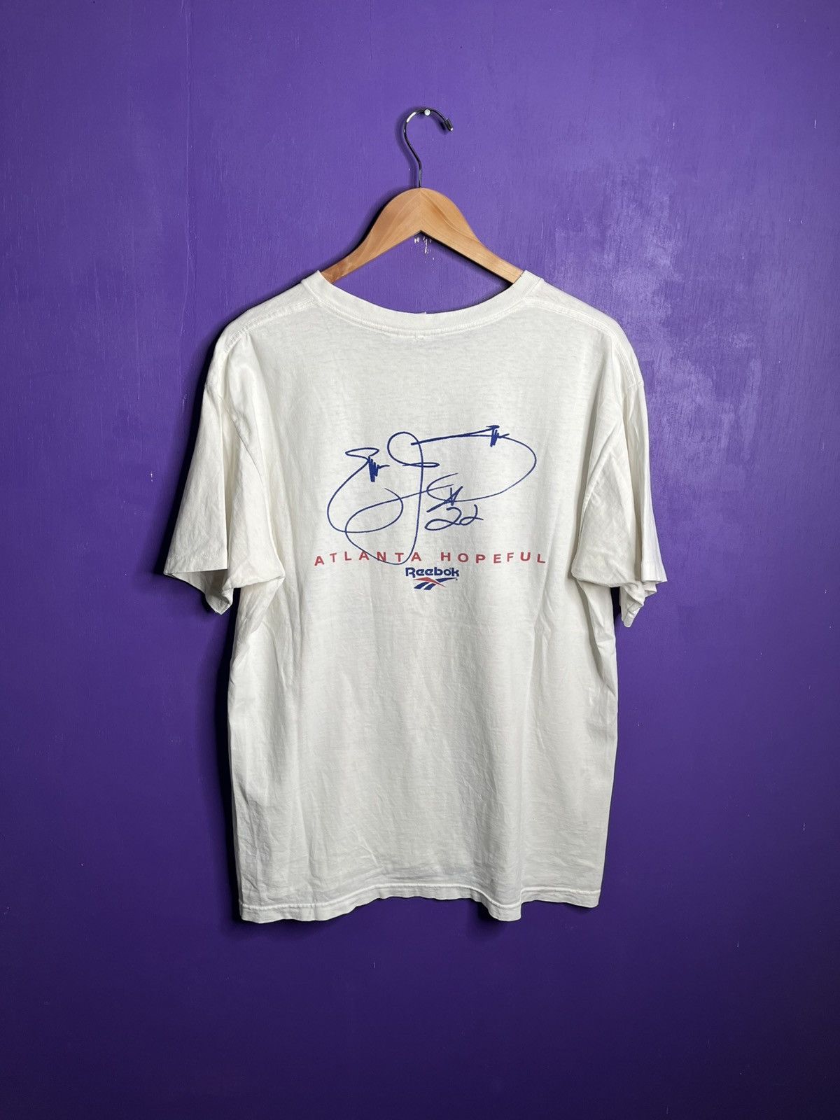 NFL × Reebok × Vintage Vintage 90s Reebok Emmitt smith big numbers tee Size US L / EU 52-54 / 3 - 2 Thumbnail