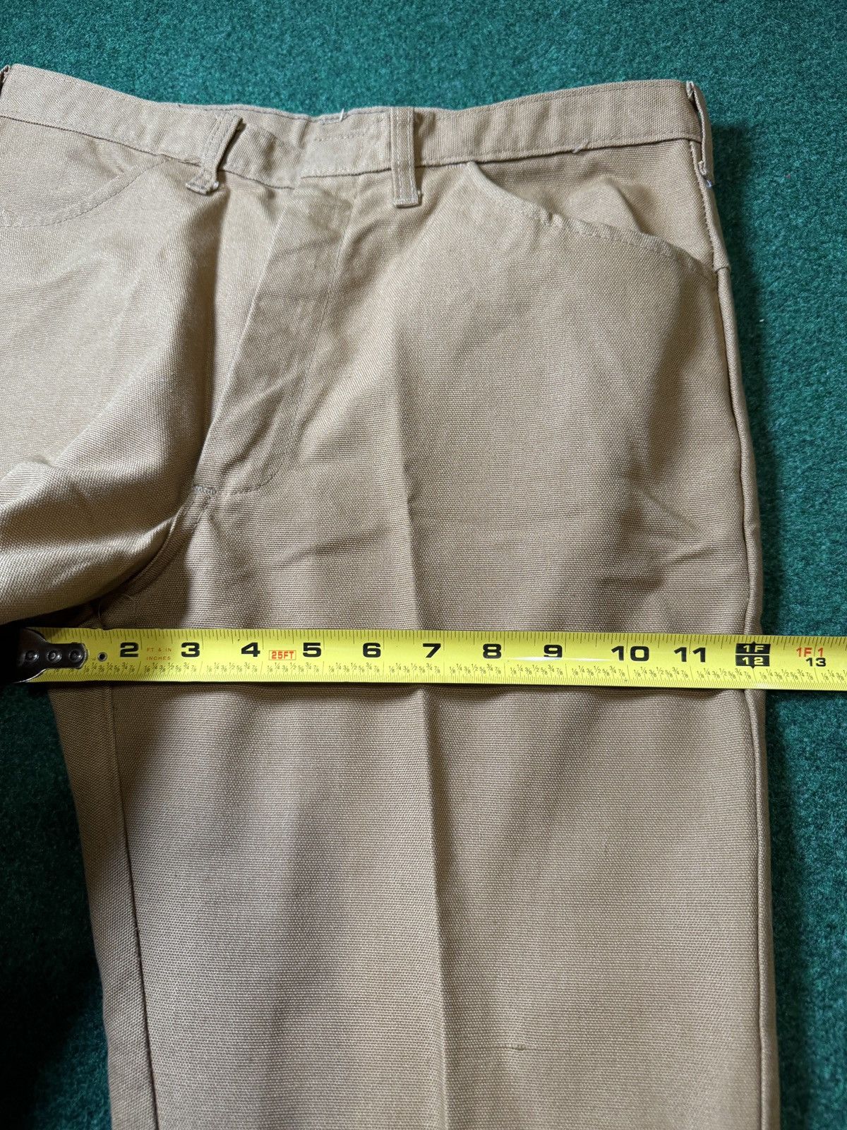 Sears × Vintage Vintage 70s Sears Perma Prest Talon Zipper Biege Trousers Size US 32 / EU 48 - 10 Thumbnail