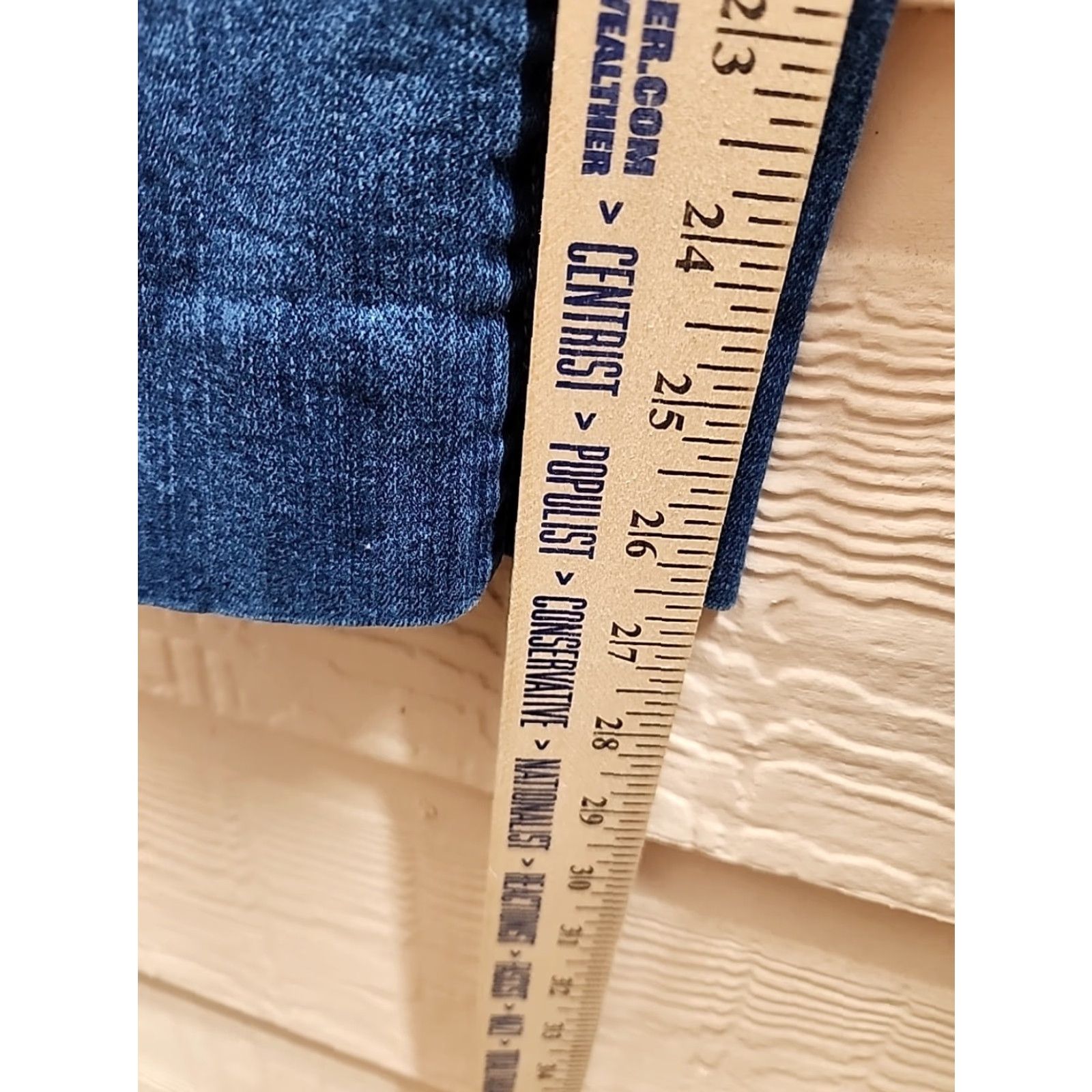 Vintage Smiths Denim Jeans Women's Boot Cut Blue 6 Regular Cotton Polyester Spandex Denim Stretch Pockets Comfort Vintage No Size 28" / US 6 / IT 42 - 5 Thumbnail