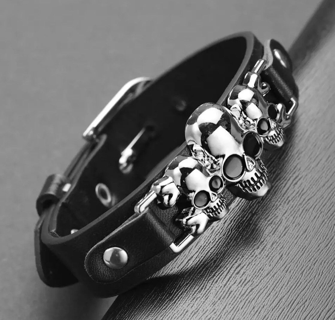 Jewelry Skeleton Skull Bracelet Size ONE SIZE - 3 Thumbnail