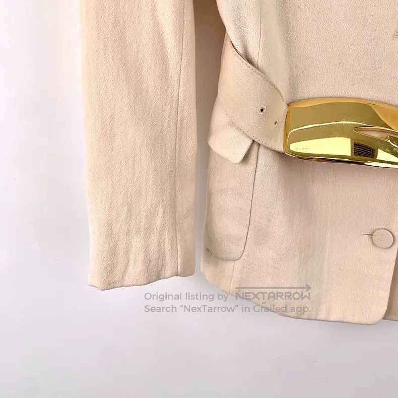 Gucci Gucci 23 apricot-coloured wool single-breasted long-sleeve Size XS / US 0-2 / IT 36-38 - 4 Thumbnail