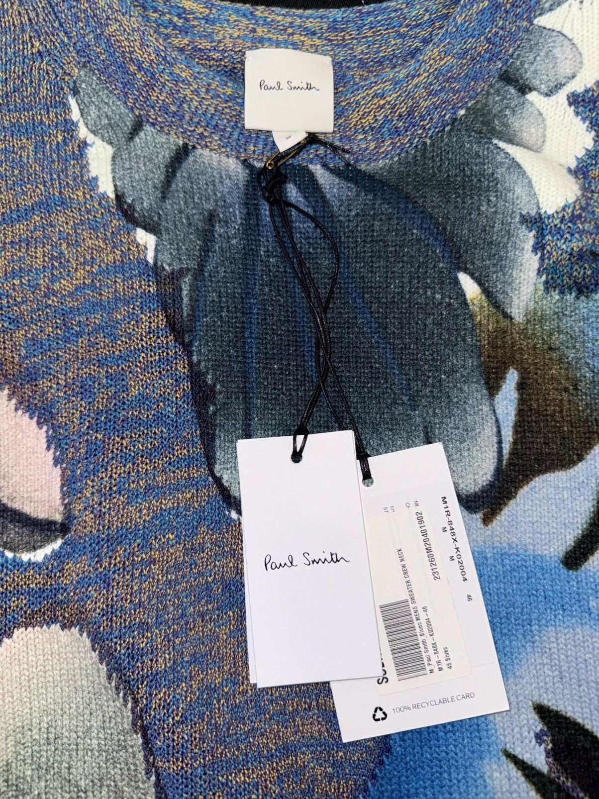 Paul Smith Paul Smith Navy Hot Summer Sweater Size US M / EU 48-50 / 2 - 3 Thumbnail