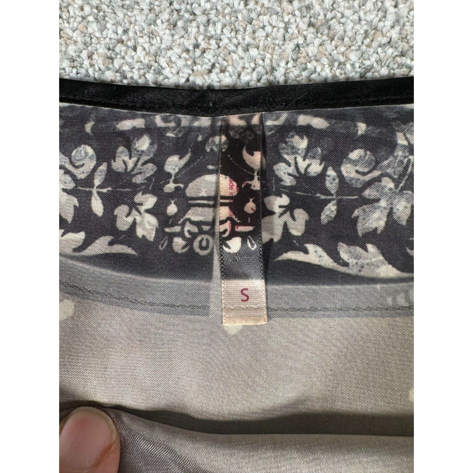 Other Whimsigoth Satin Top S Celestial Baroque Floral Witchy Boho Size S / US 4 / IT 40 - 4 Thumbnail