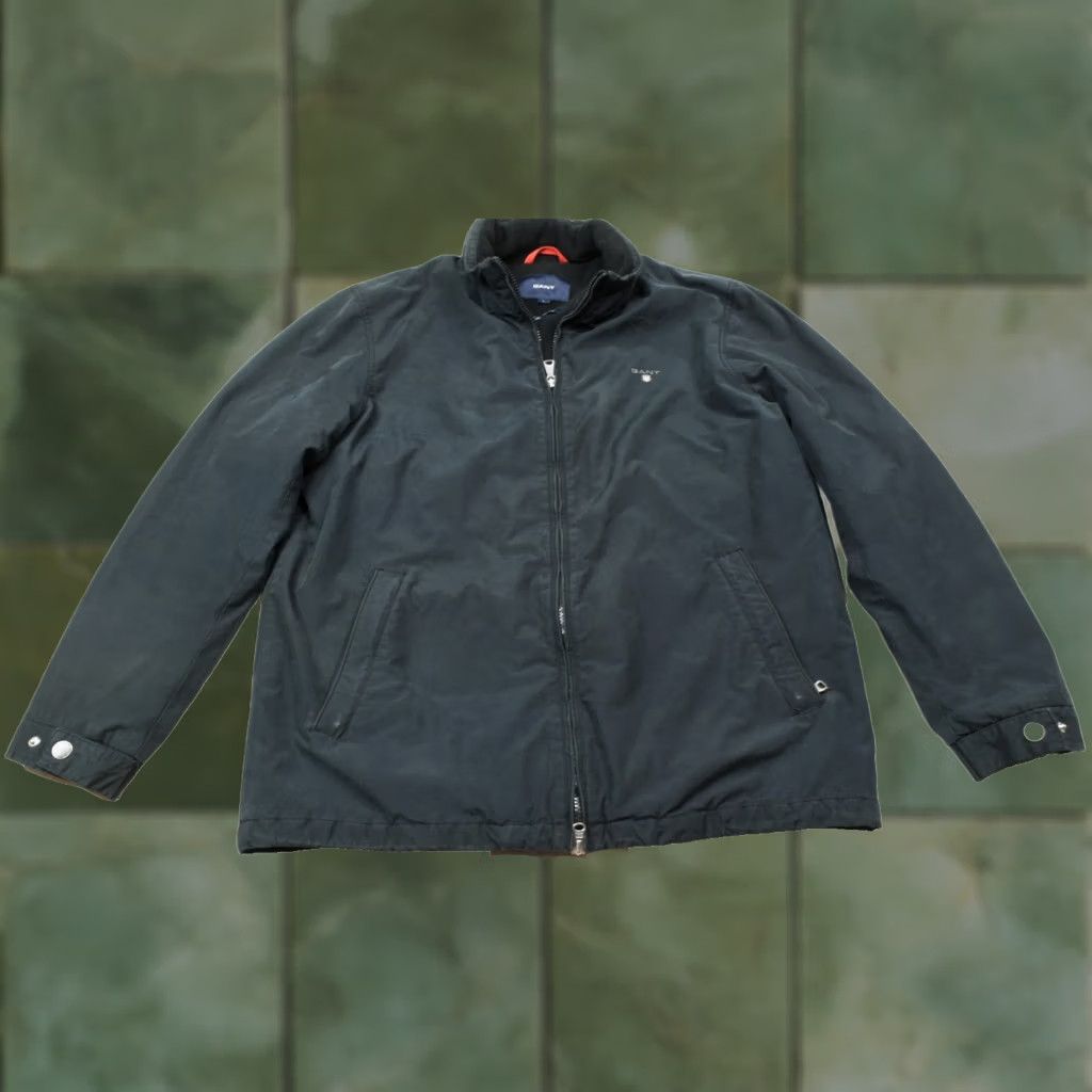 Gant GANT The Midlength Jacket Mens Large Black Long Sleeve Full-Zip Fleece Lined Size US L / EU 52-54 / 3 - 1 Thumbnail