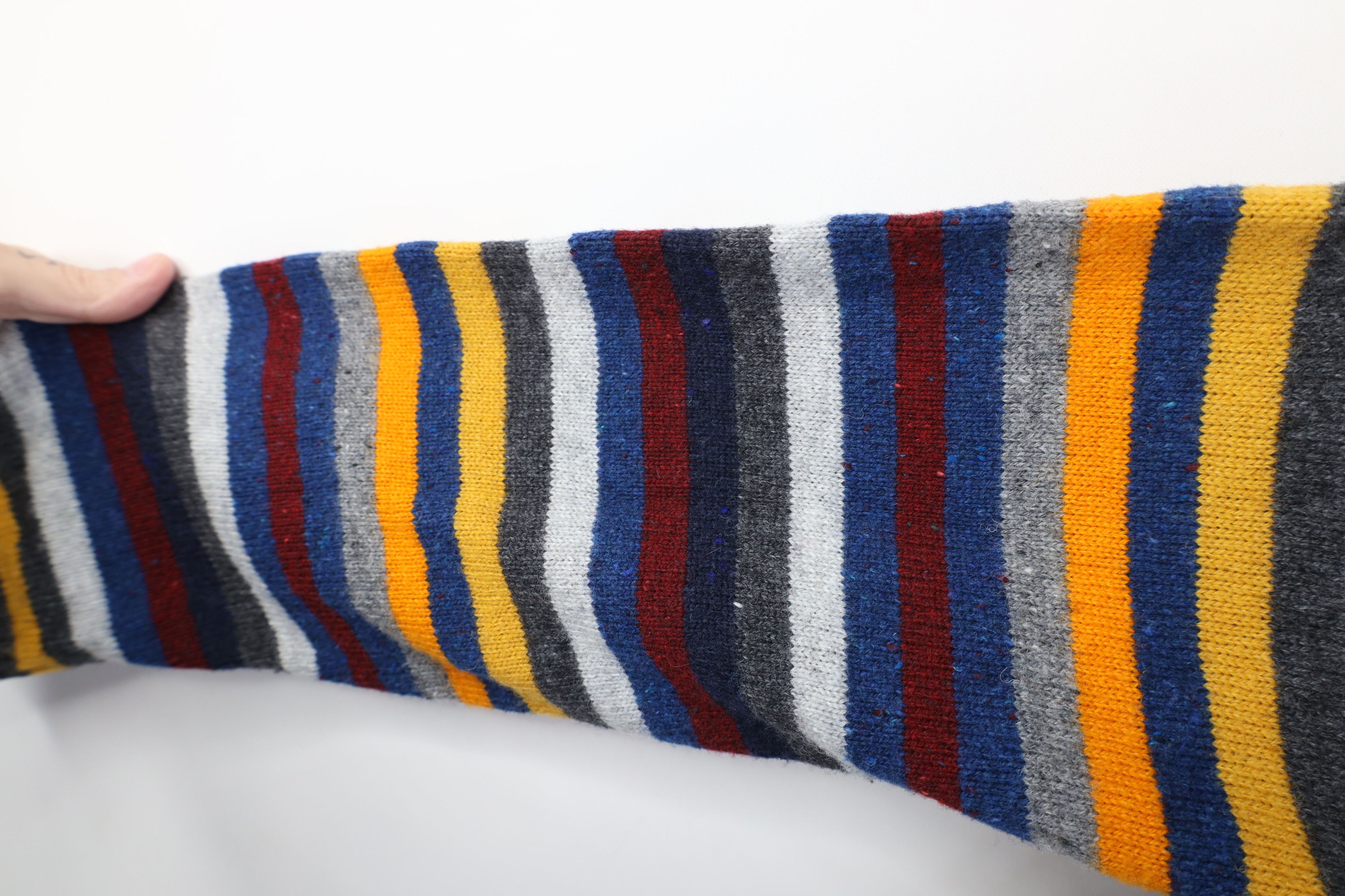 American Eagle Outfitters Vintage Y2K American Eagle Outfitters Rainbow Knit Sweater Size US L / EU 52-54 / 3 - 7 Thumbnail