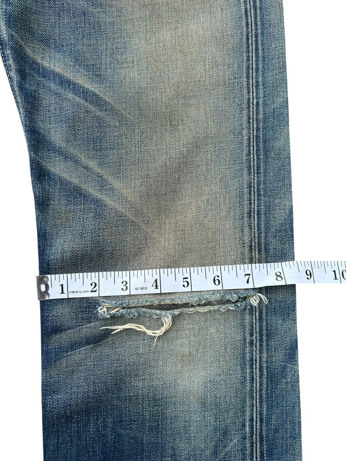 Kapital Vintage Levis Big E Selvedge Distressed Denim Jeans Size US 30 / EU 46 - 19 Thumbnail