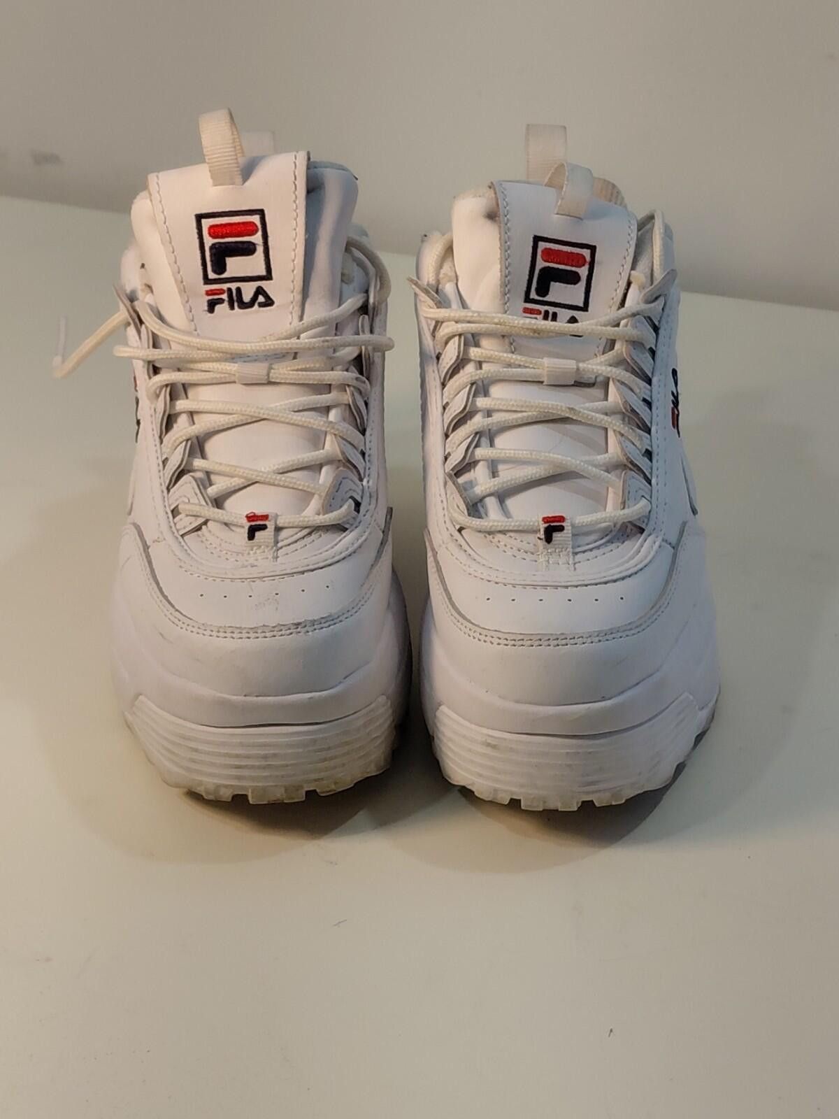 Fila Fila Women's Disruptor 2 Casual Shoes, White/Navy/Red, Size7 Size US 7 / IT 37 - 1 Thumbnail