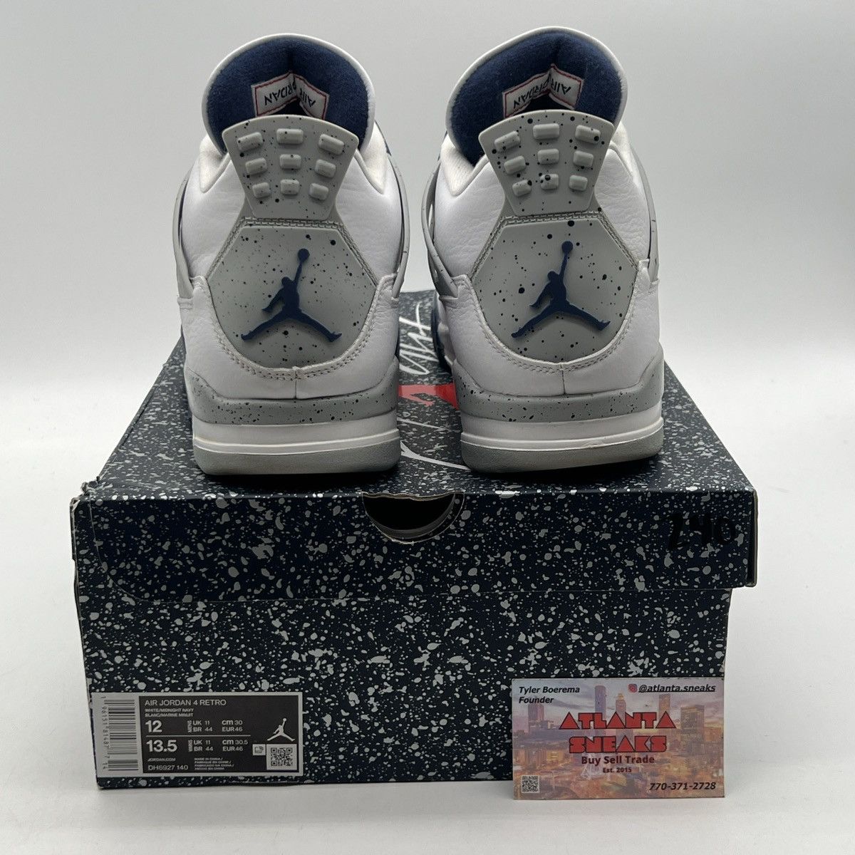 Jordan Brand Air Jordan 4 midnight navy Size US 12 / EU 45 - 3 Thumbnail