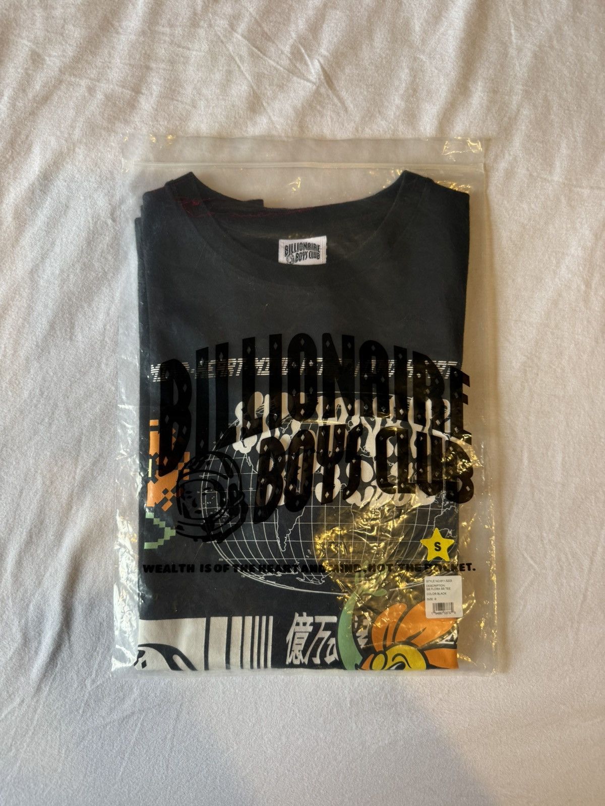 Billionaire Boys Club Billionaire Boys Club BB Flora Black Flower Logo Graphic Tee Size US S / EU 44-46 / 1 - 5 Thumbnail