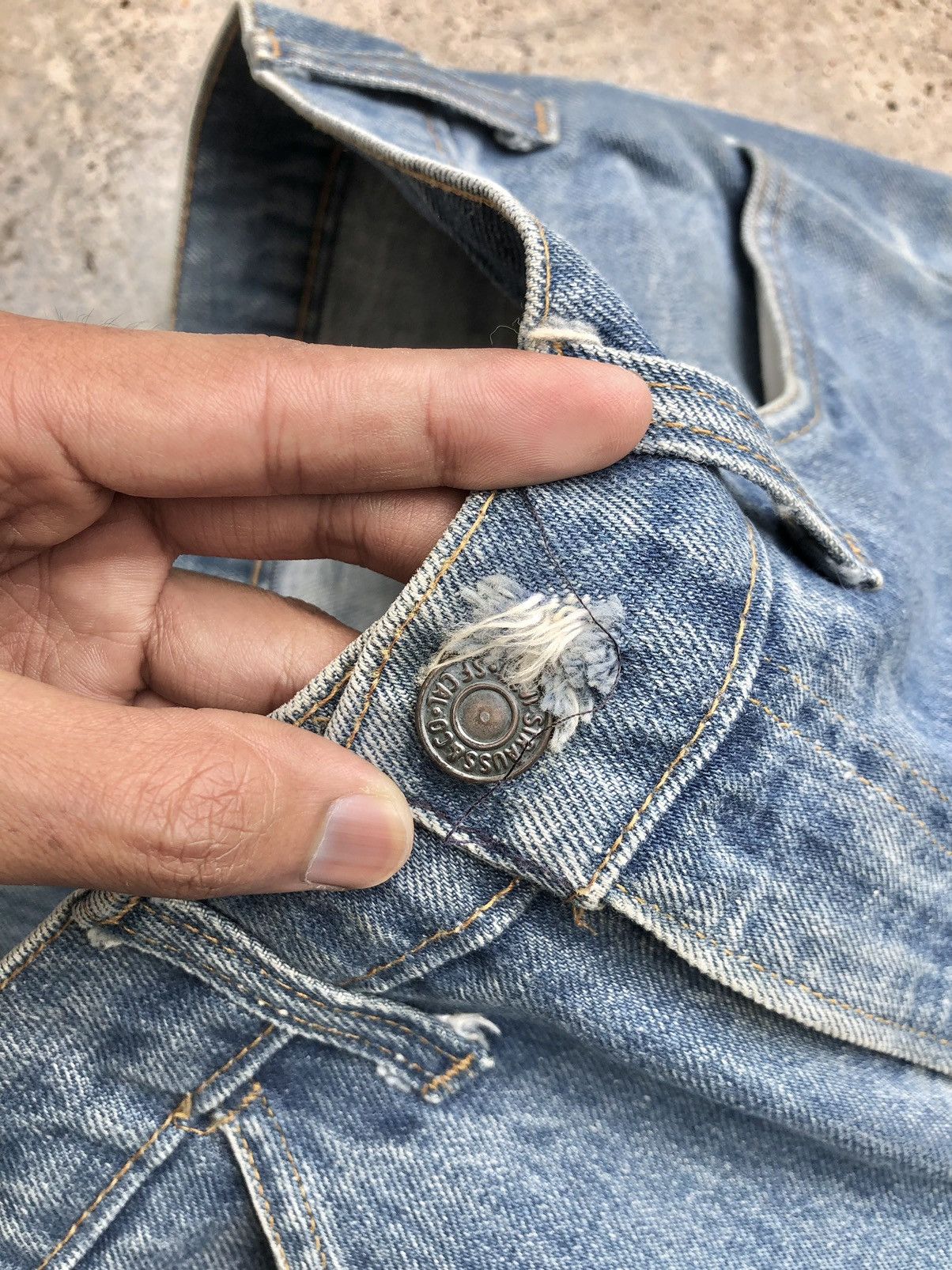 Levi's FLARED‼️‼️VINTAGE 70s LEVIS 646 ORANGE TAB Size US 31 - 5 Thumbnail