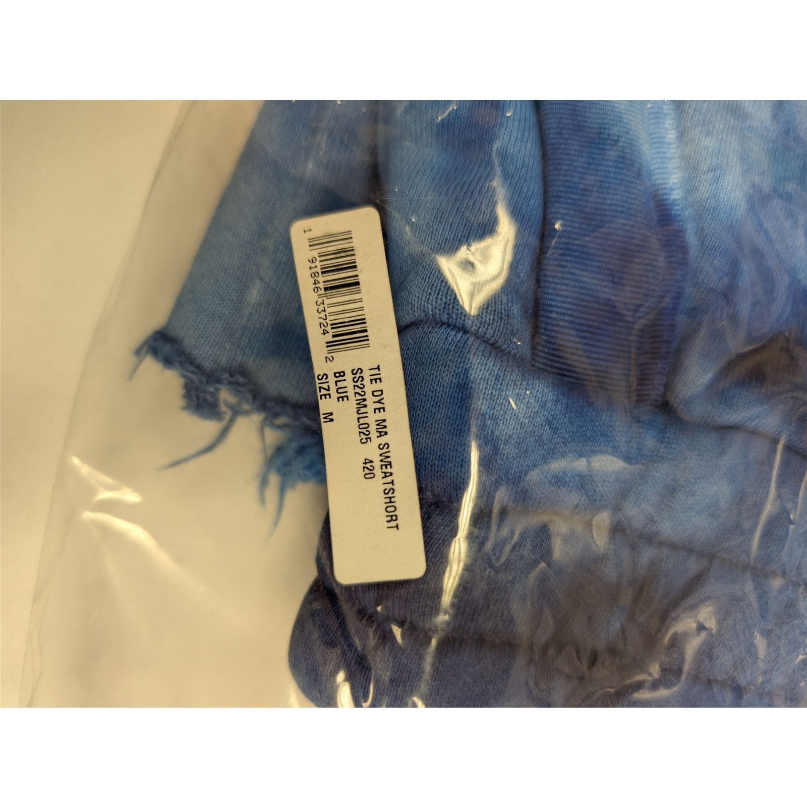 Amiri o1rshd1 Tie Dye MA Sweatshort Shorts in Blue M Size US 32 / EU 48 - 19 Thumbnail