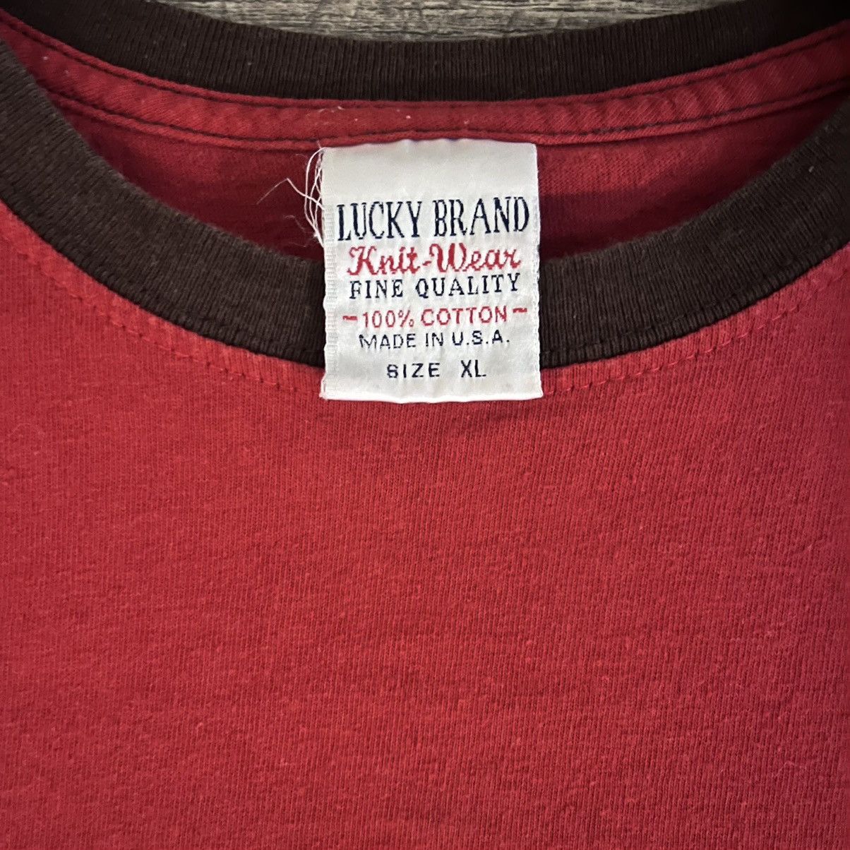 Vintage Vintage lucky brand ringer t-shirt Size US XL / EU 56 / 4 - 3 Thumbnail