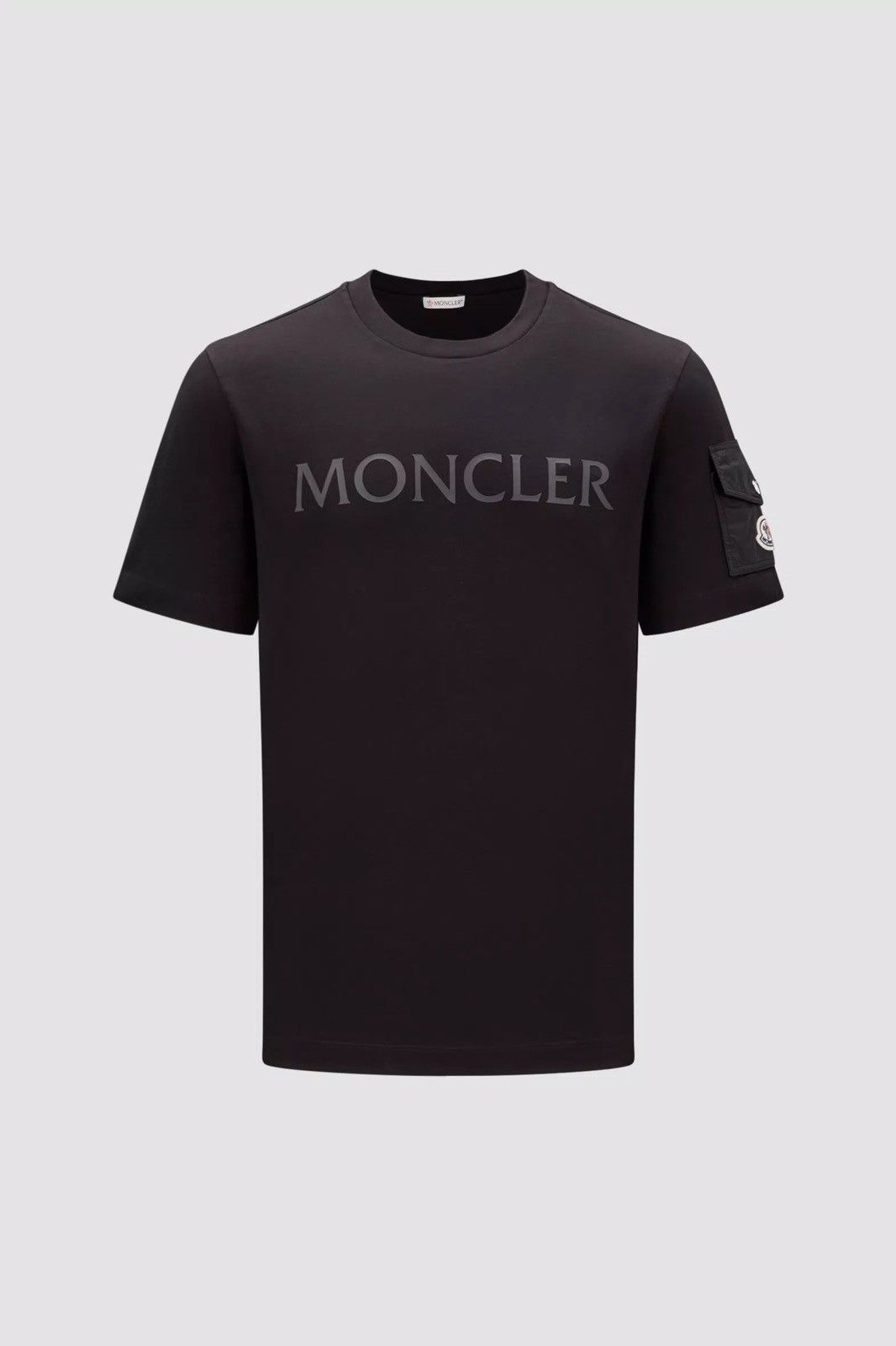 image of Moncler Logo T-Shirt Pocket Patch XL Black, Men's