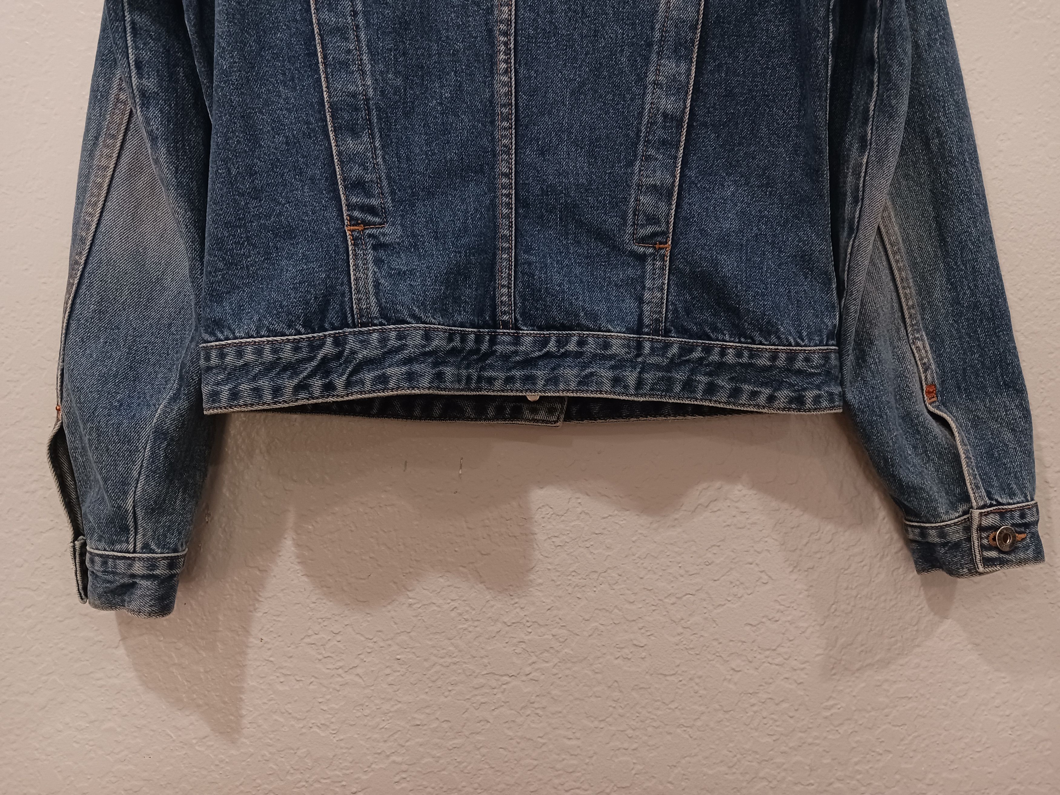 Guess Guess Vintage 2000s Button Front Denim Trucker Jean Jacket Size L / US 10 / IT 46 - 10 Thumbnail