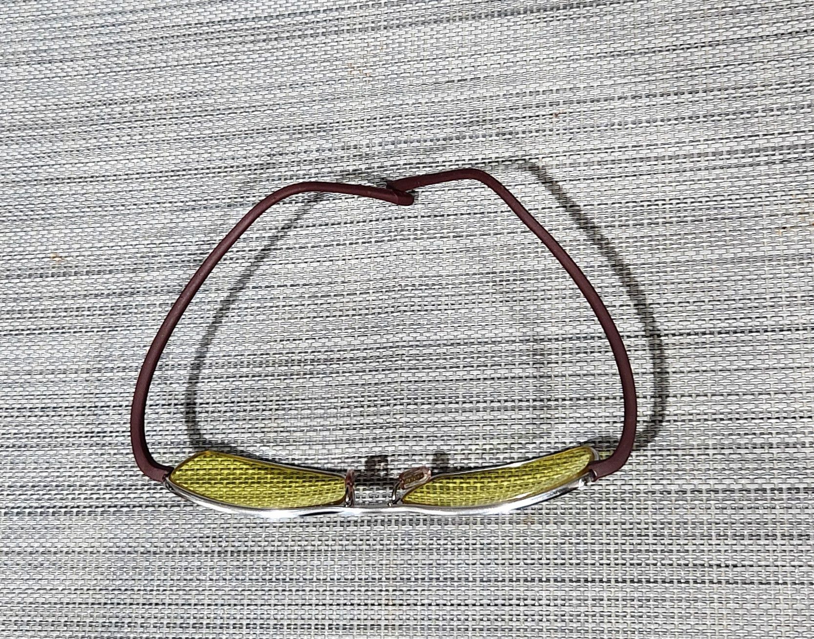 Designer × Tag Heuer × Vintage Tag Heuer Eyeglasses 2007 332 Brushed Grey Brown Stretched Size ONE SIZE - 5 Thumbnail