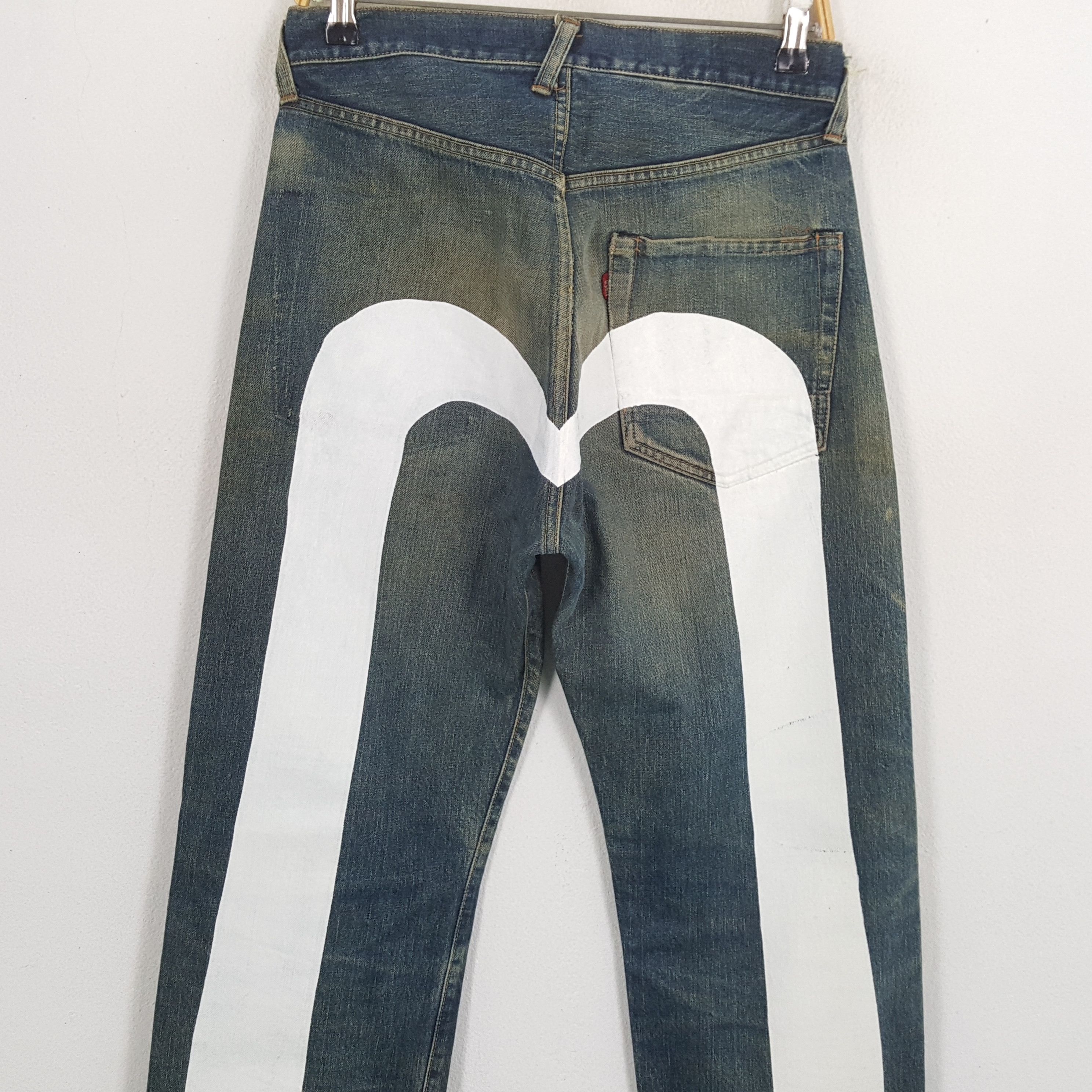 Evisu × Japanese Brand × Vintage Vintage EVISU Japanese Daicock Custom Style Distressed Jeans Size US 30 / EU 46 - 2 Thumbnail