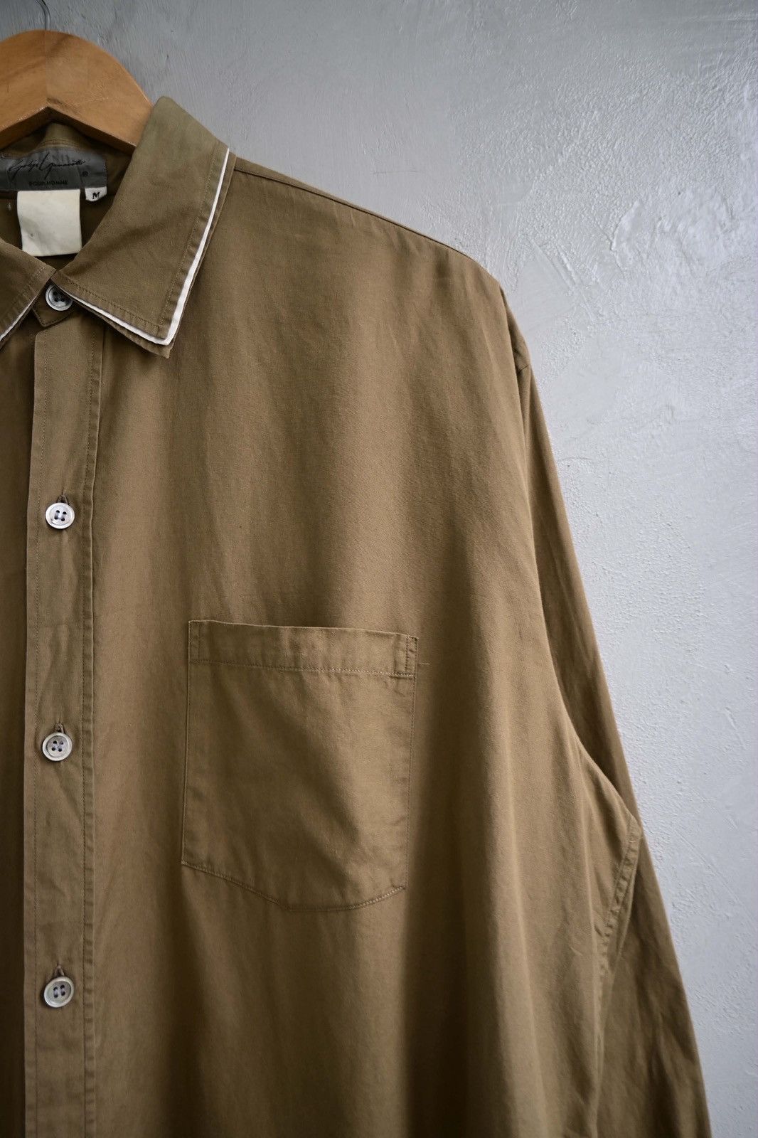 Yohji Yamamoto Yohji Yamamoto Pour Homme 90s 3 collars oversized shirt Size US M / EU 48-50 / 2 - 6 Thumbnail