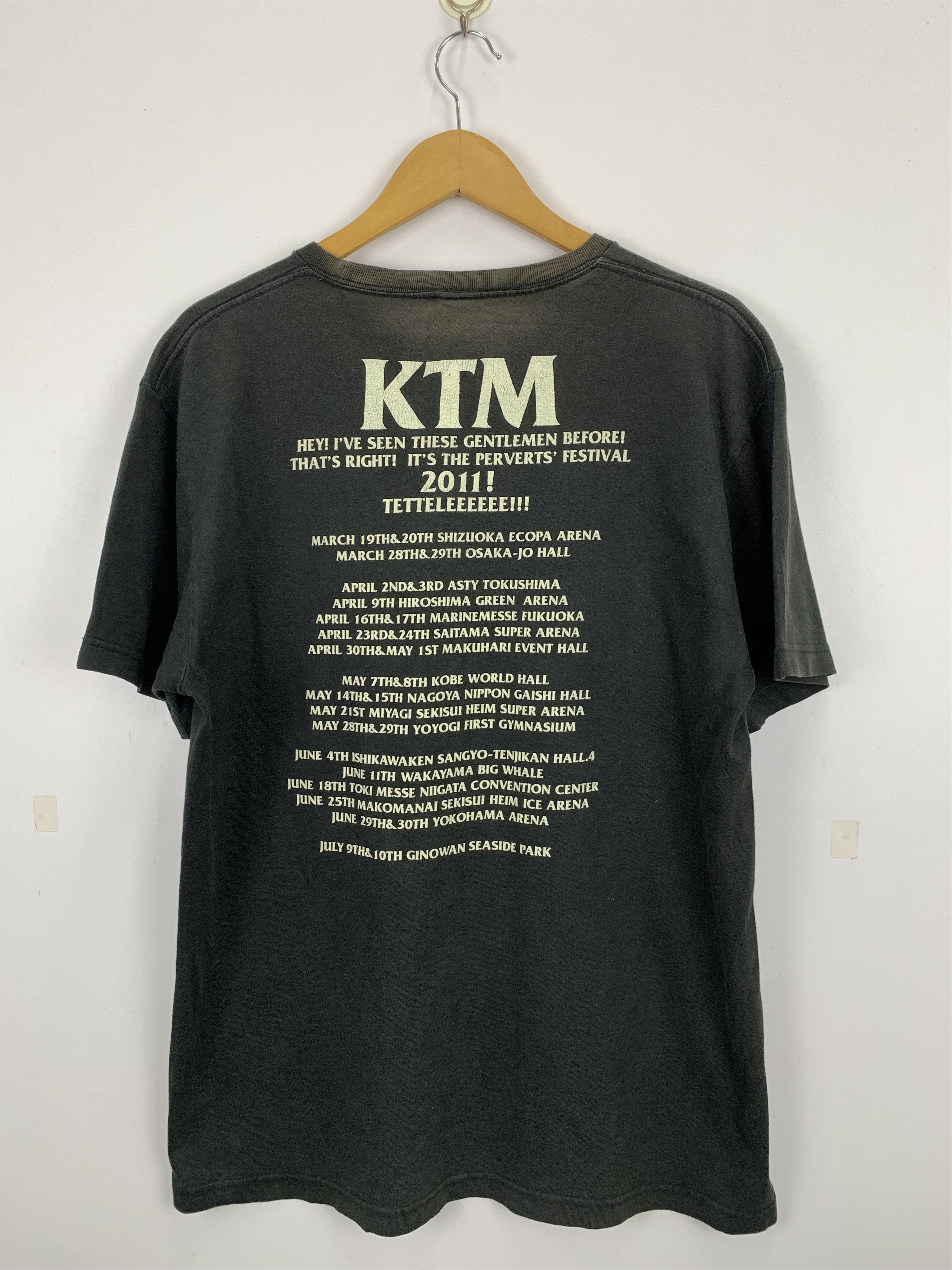 Band Tees 2011 KTM Tettelee Tour T Shirt TA0235 Size US XL / EU 56 / 4 - 3 Thumbnail