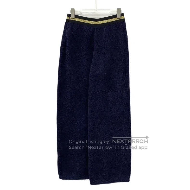 Chanel Chanel Cruise Series Dark Blue Cotton Casual Knitted Towel Size 25" / US 0 / IT 36 - 2 Thumbnail