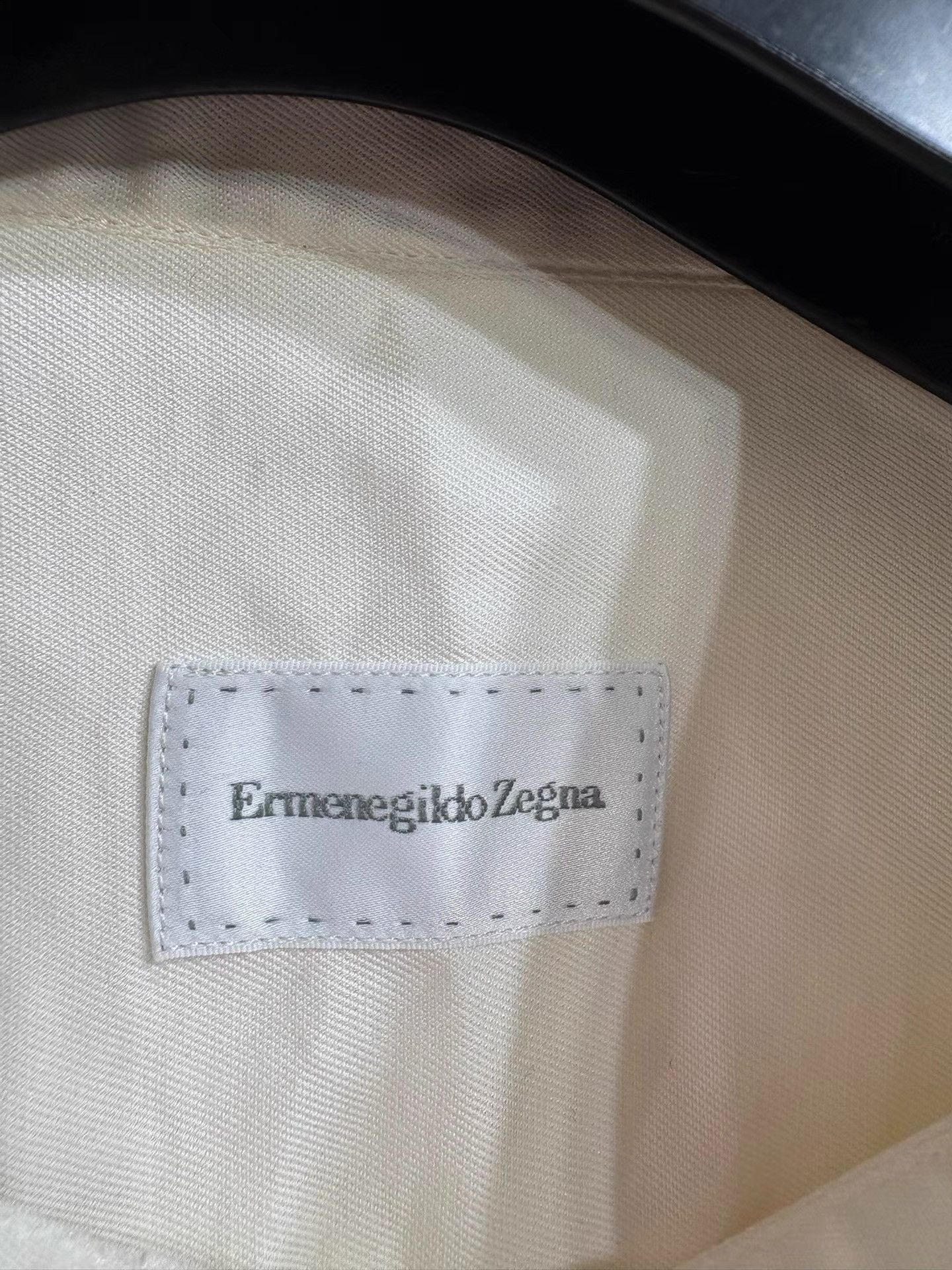 Ermenegildo Zegna Ermenegildo Zegna White Long Sleeve Shirt K29 Size US M / EU 48-50 / 2 - 3 Thumbnail
