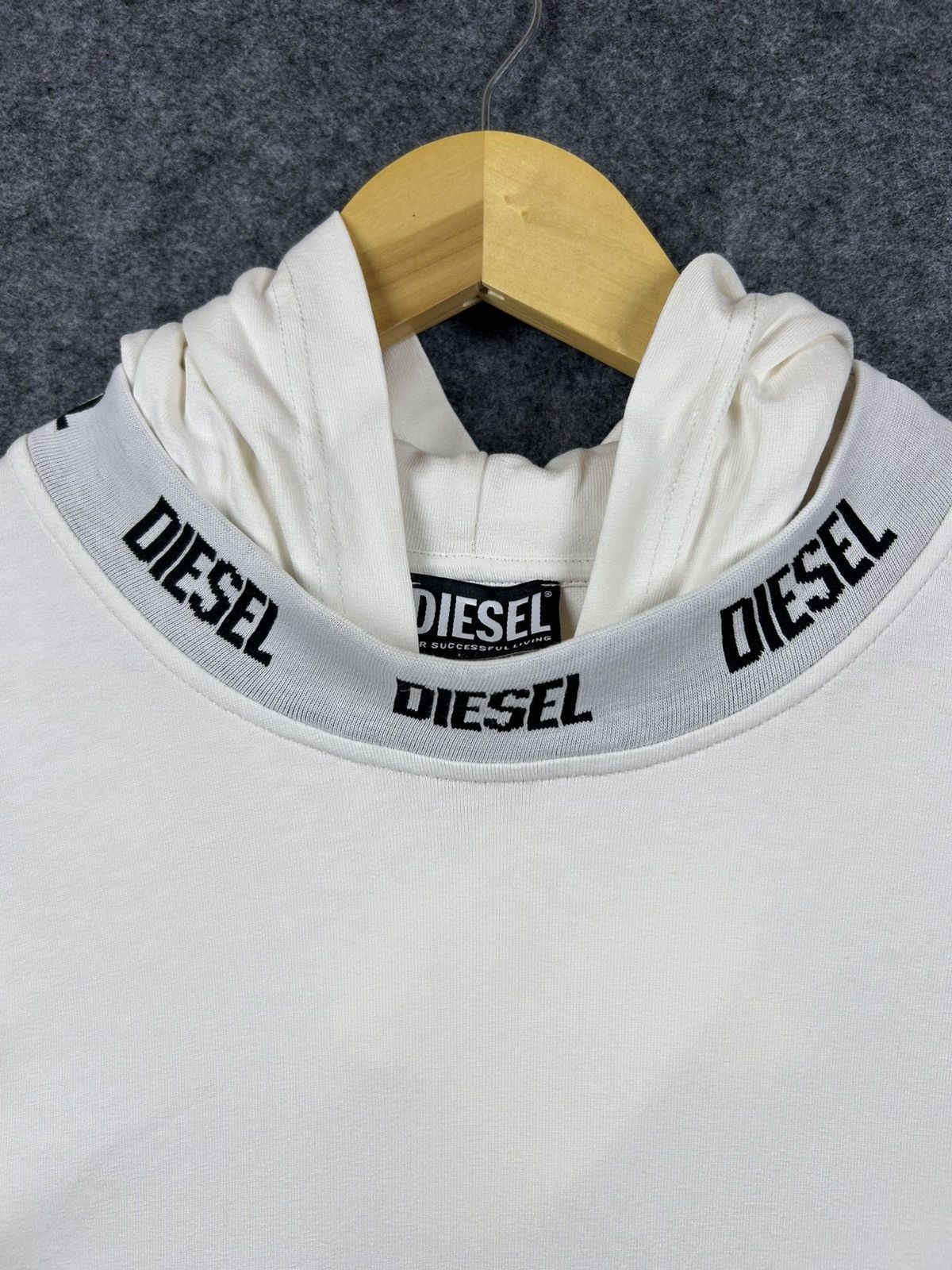 Diesel Diesel white sleeves hoodie Size US M / EU 48-50 / 2 - 3 Thumbnail