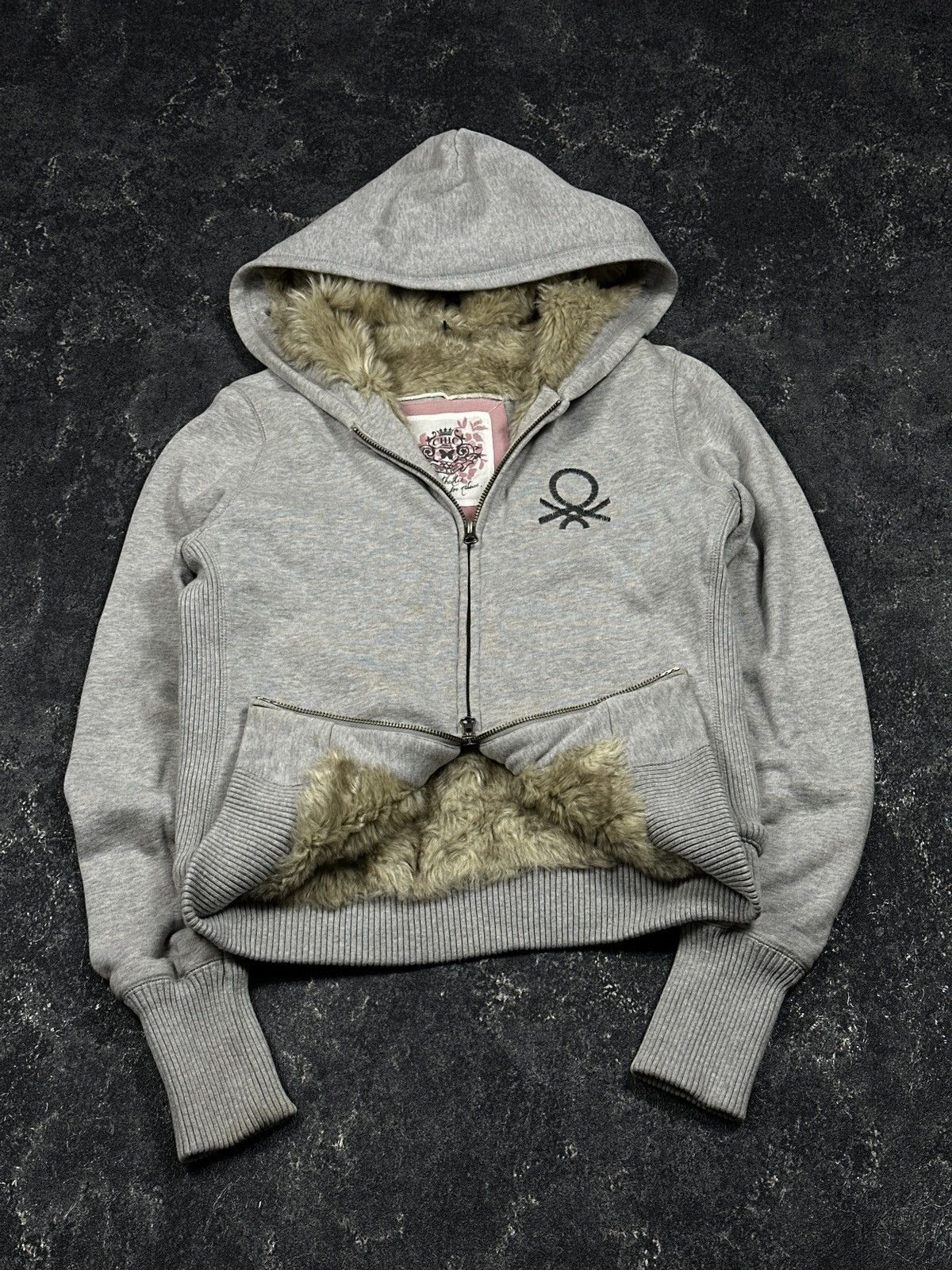 Roen leopard print zip hoodie archive