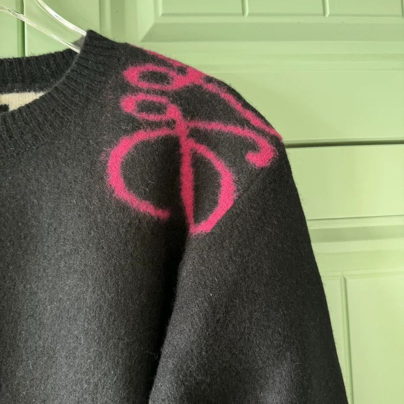 Loewe LOEWE Black wool cardigan Size M / US 6-8 / IT 42-44 - 6 Thumbnail
