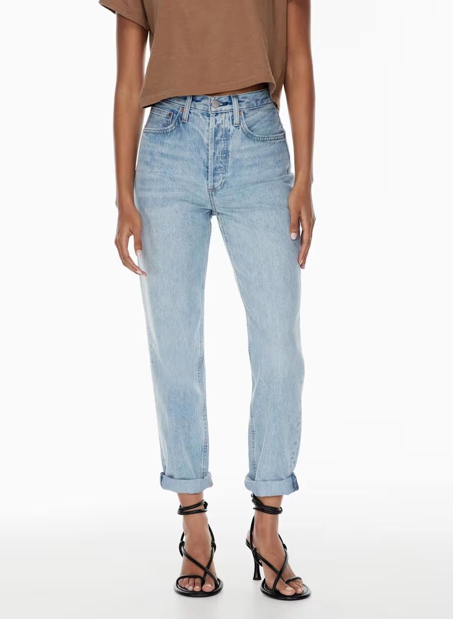 Designer Denim Forum US26 Blue Boyfriend High Rise Loose 28L Jeans Size 26" / US 2 / IT 38 - 1 Thumbnail