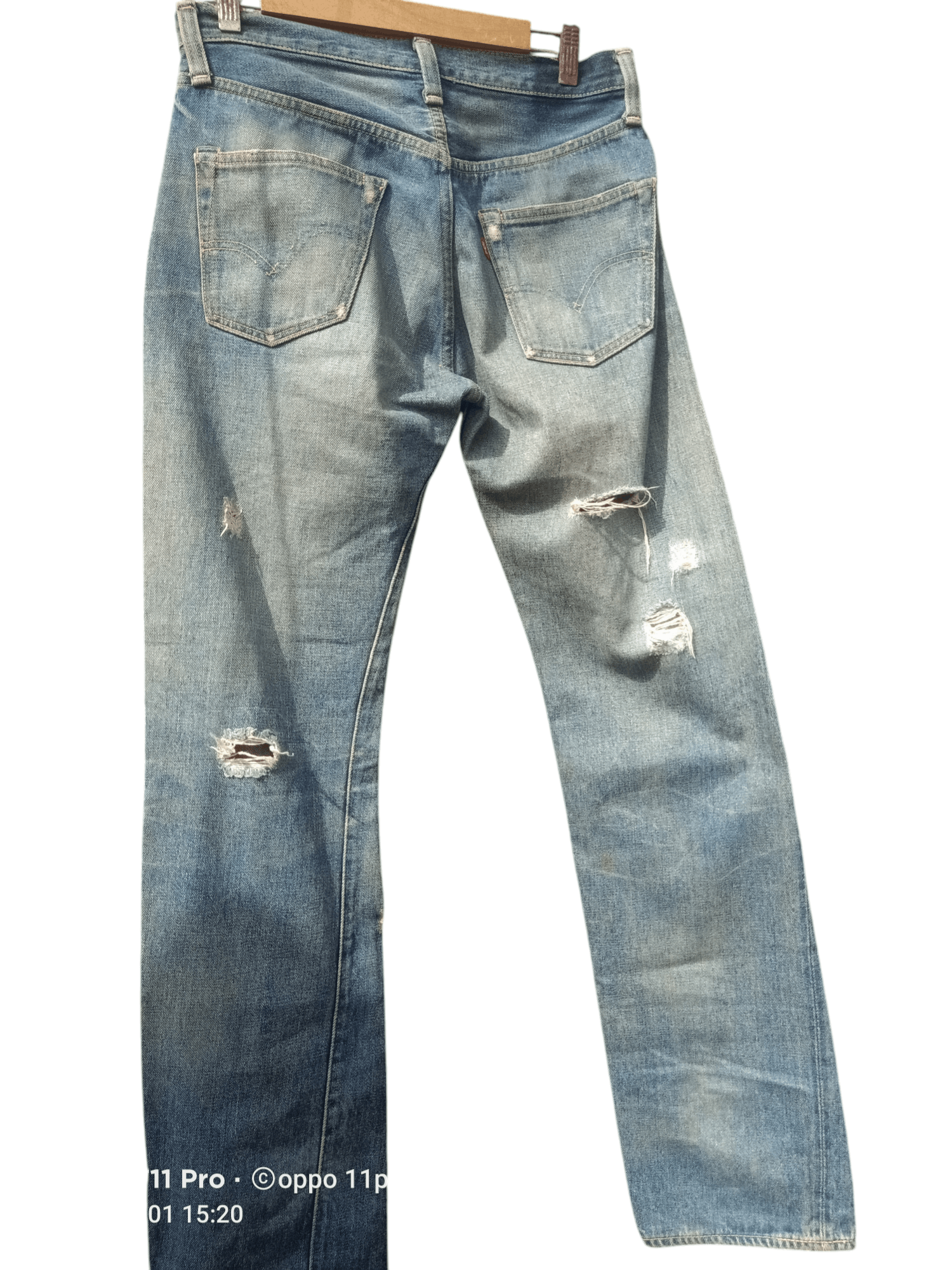 Levi's × Levi's Vintage Clothing Vintage Levi's Big E 47501 Denim Selvedge Size US 31 - 2 Thumbnail
