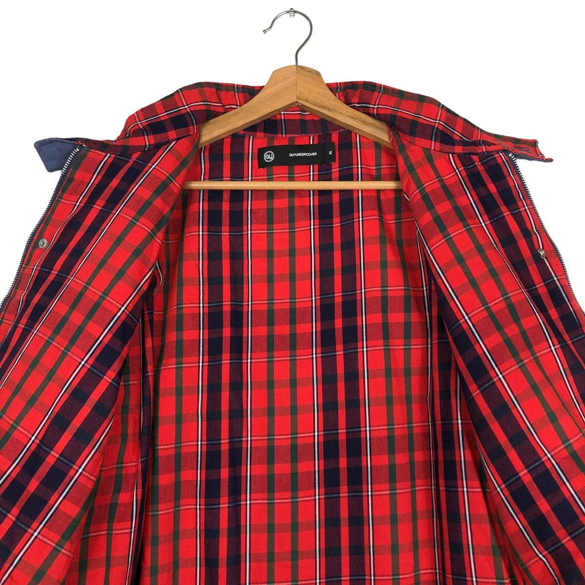 Undercover 🔥BOMBER JACKET GU UNDERCOVER TARTAN DESIGN CHECK Size US XL / EU 56 / 4 - 14 Thumbnail