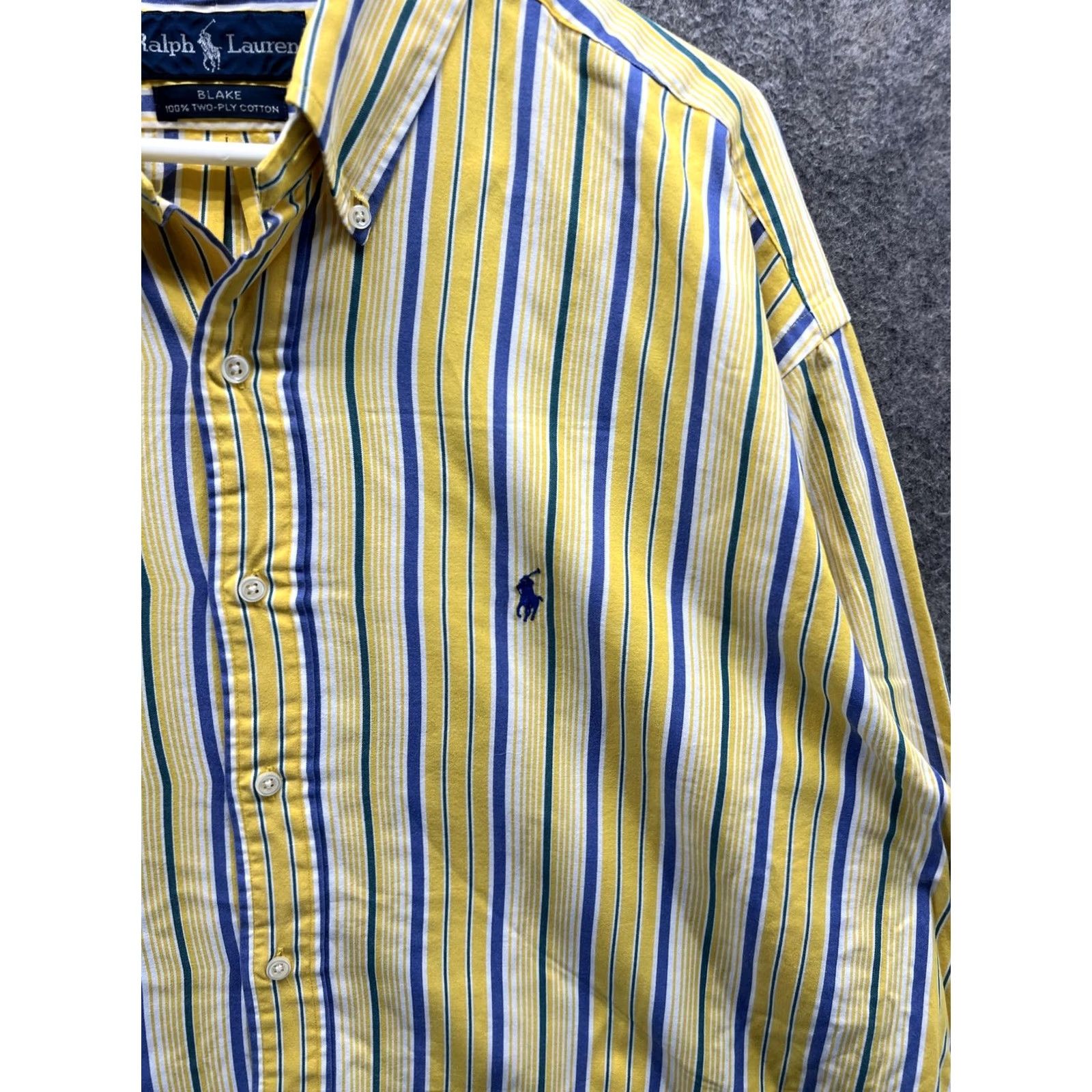 Ralph Lauren Ralph Lauren Shirt Mens XL Multicolor Stripe Button-Down Collar Long Sleeve Casual Blake Size US XL / EU 56 / 4 - 6 Thumbnail