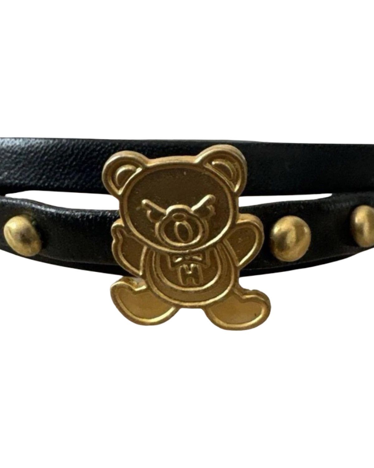 Hysteric Glamour Gold Hysteric Bear Wrap Leather Bracelet Size ONE SIZE - 2 Thumbnail