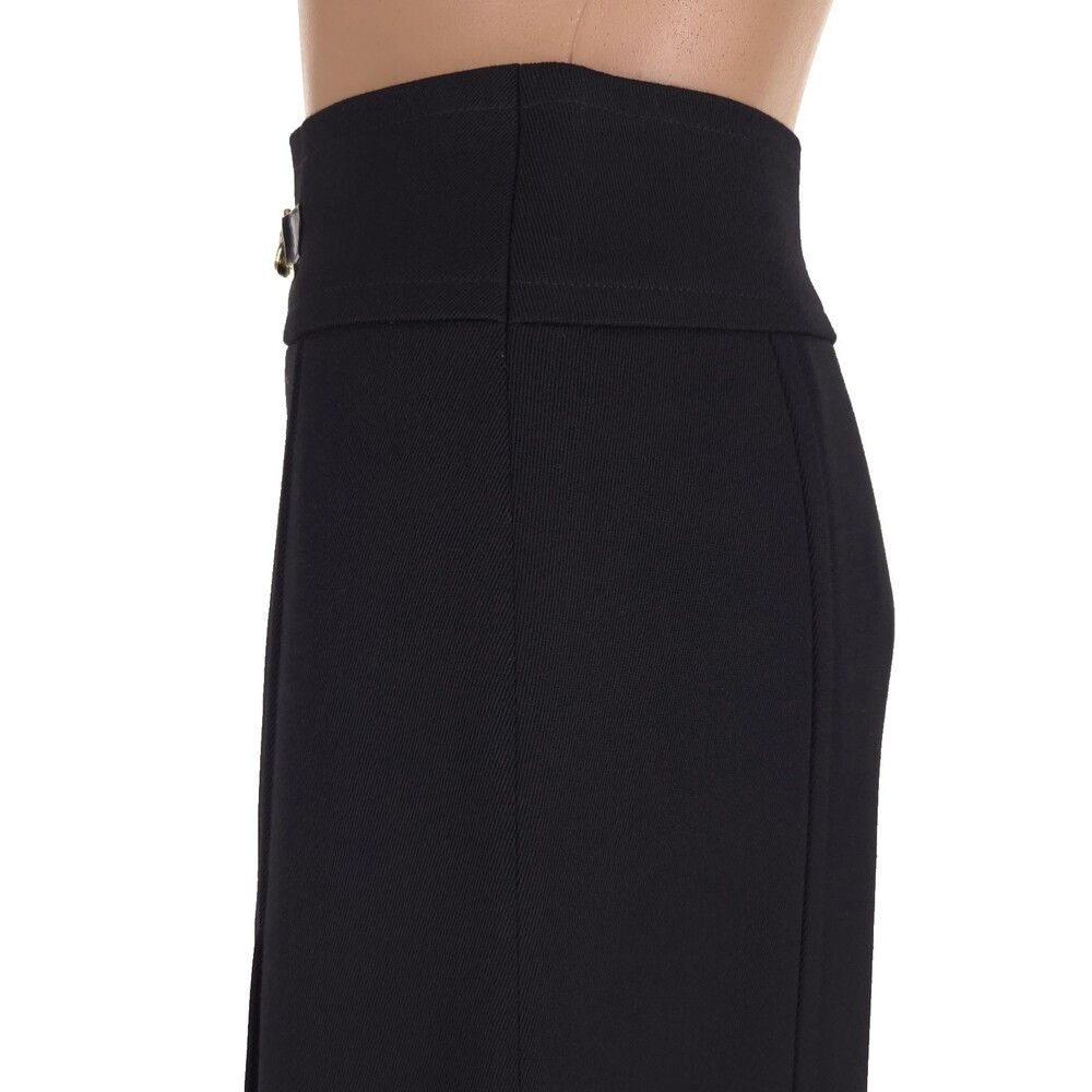 Celine Vintage 80s 90s Celine Paris Chainlink Slit Front Skirt 6 Size 26" / US 2 / IT 38 - 8 Thumbnail