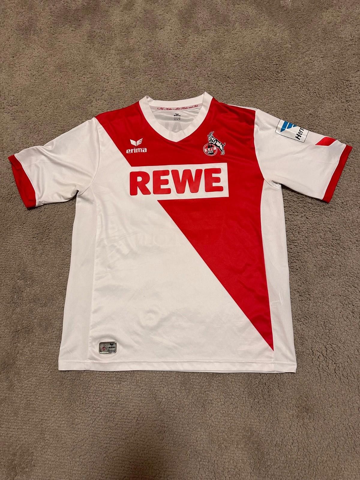Erima KOLN 2014 2015 HOME FOOTBALL SHIRT SOCCER JERSEY ERIMA Size US XXL / EU 58 / 5 - 1 Thumbnail