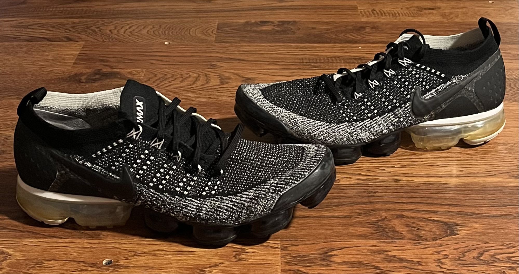Nike Nike Air VaporMax 2.0 Oreo Flyknit Running Shoes Size US 12 / EU 45 - 1 Thumbnail