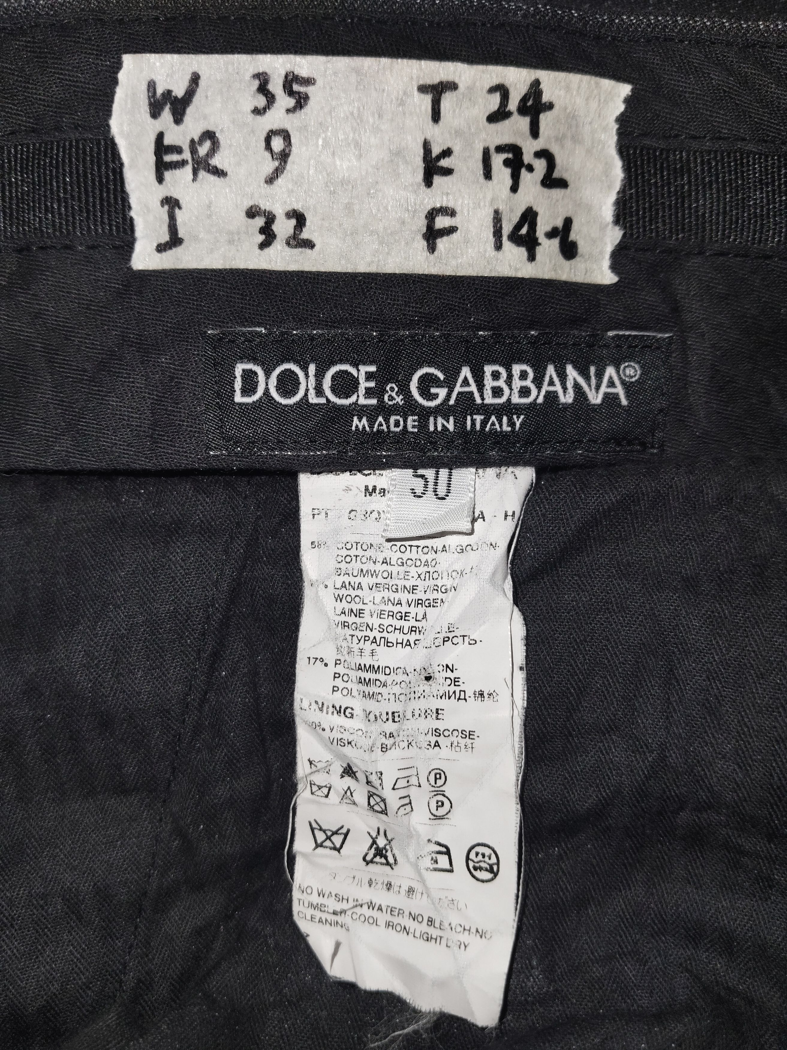 Dolce & Gabbana DOLCE & GABBANA Stripe Casual Pant Size US 35 - 5 Thumbnail