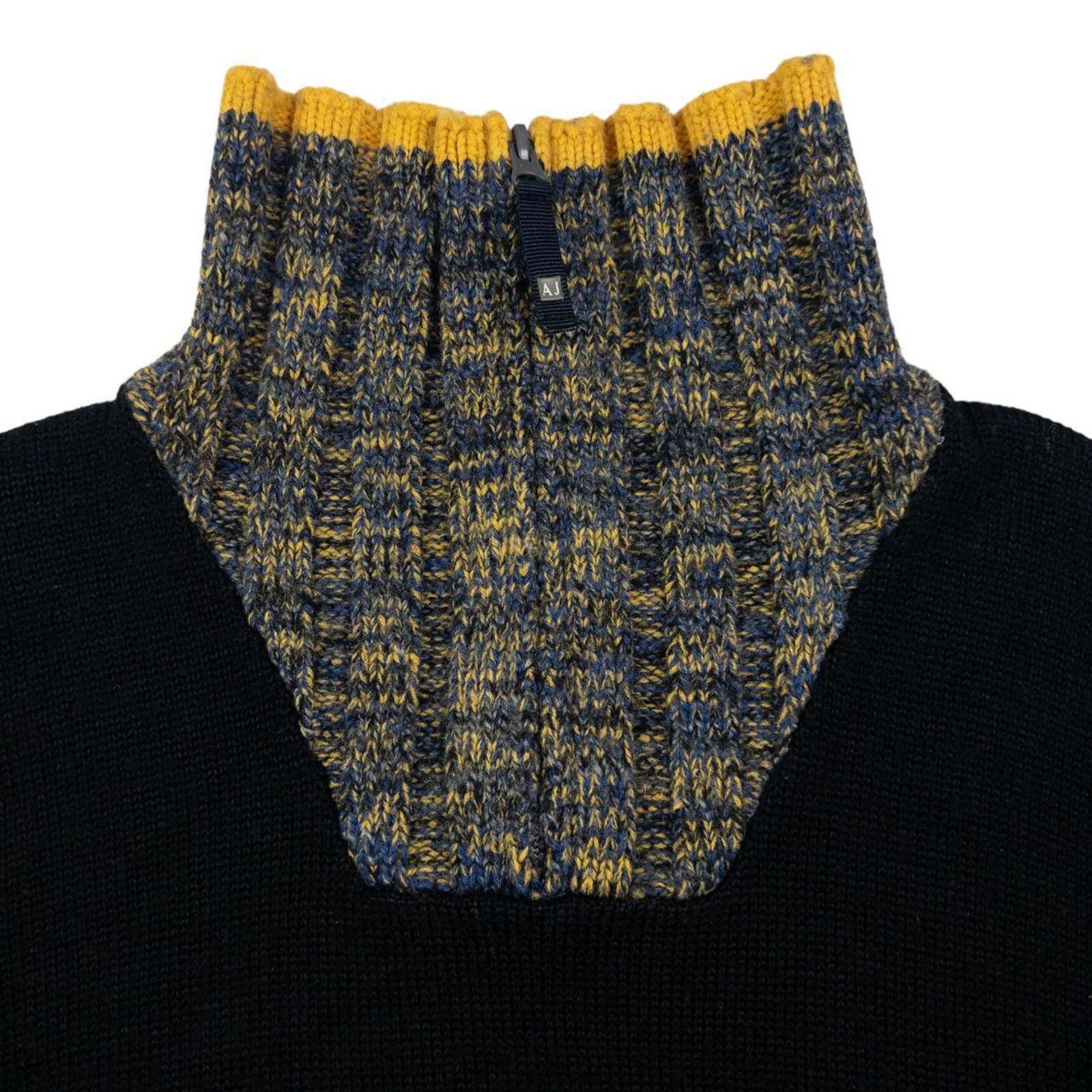 Armani Vintage Armani Jeans Q Zip Knit Jumper Womens Size M Size US M / EU 48-50 / 2 - 5 Thumbnail