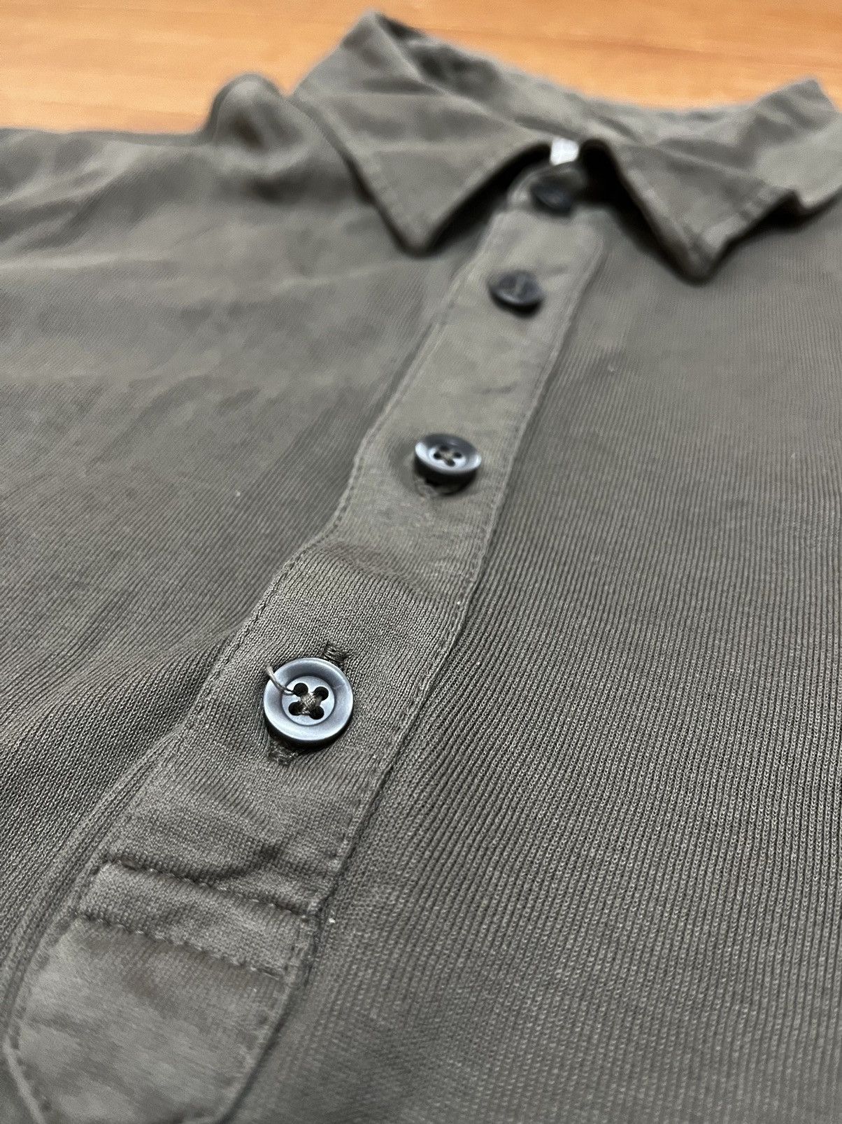 C.P. Company CP Company Army Green Polo Tee Size US L / EU 52-54 / 3 - 3 Thumbnail