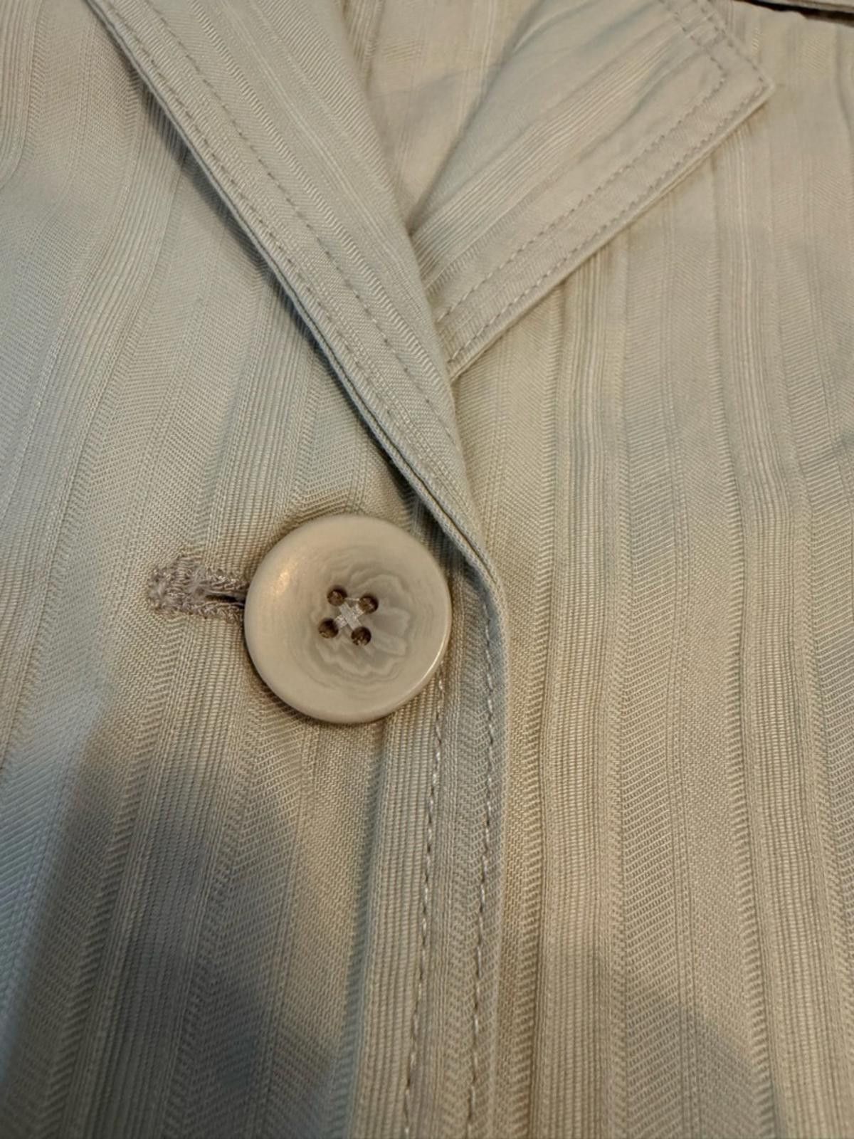 Other Denim & Co. light green boho cotton jacket button front LG Size L / US 10 / IT 46 - 5 Thumbnail