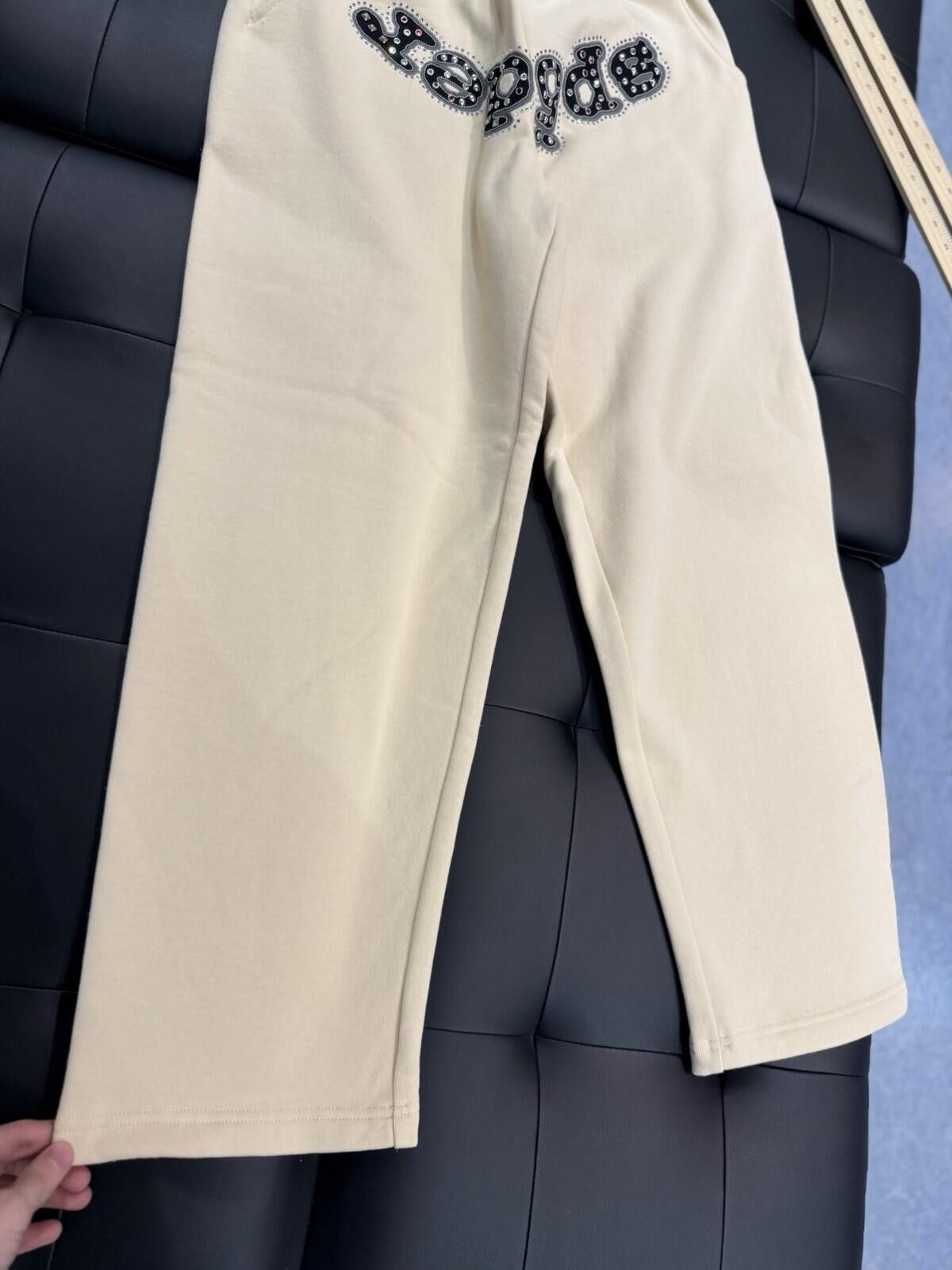Sp5der Size XS - Sp5der Worldwide Cream Stone Sweatpants Spider Size US 28 / EU 44 - 7 Thumbnail