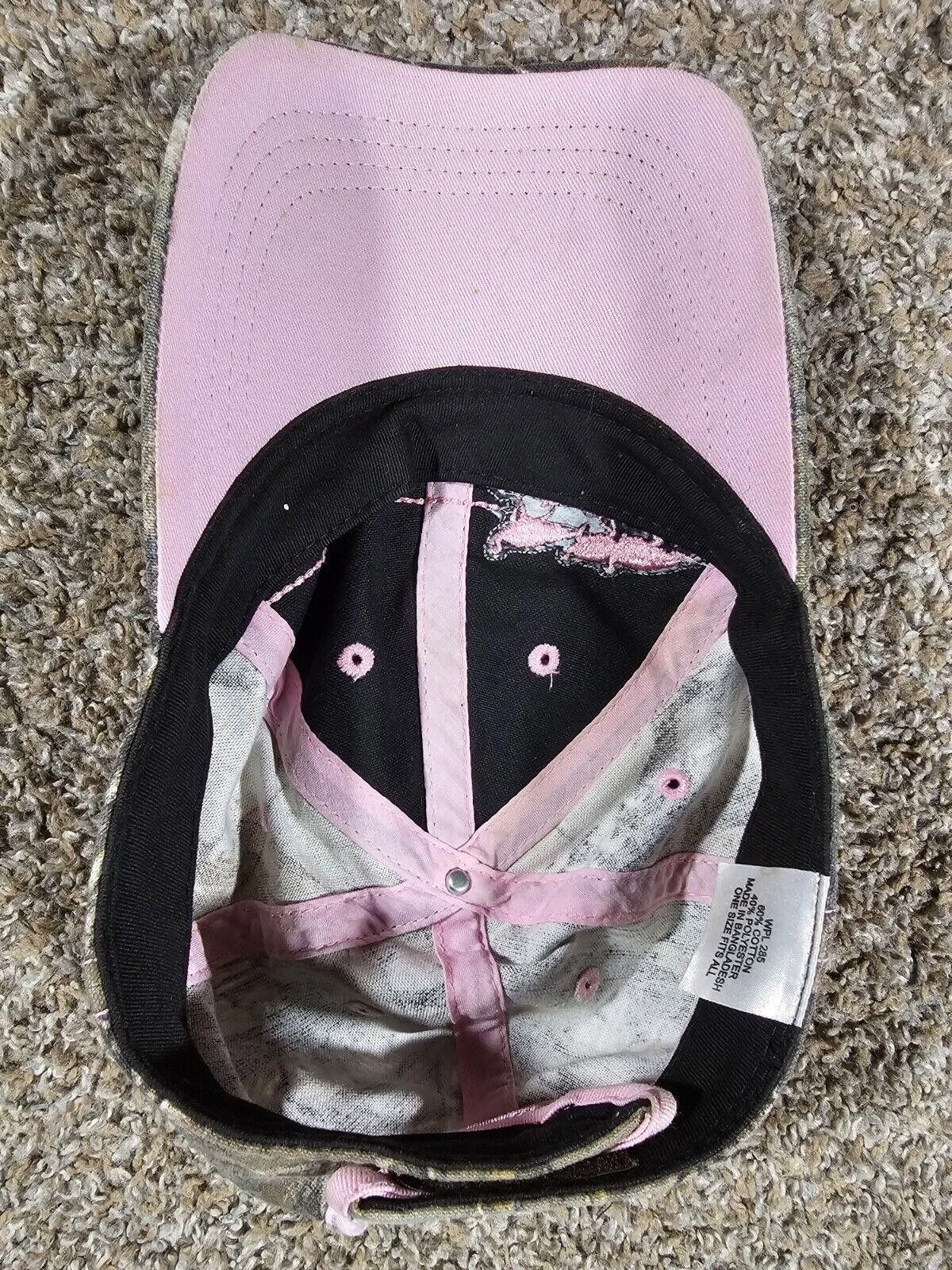 Designer NWTF Camo Pink Strapback Hat Unique And Rare Design OSFA Size ONE SIZE - 6 Thumbnail